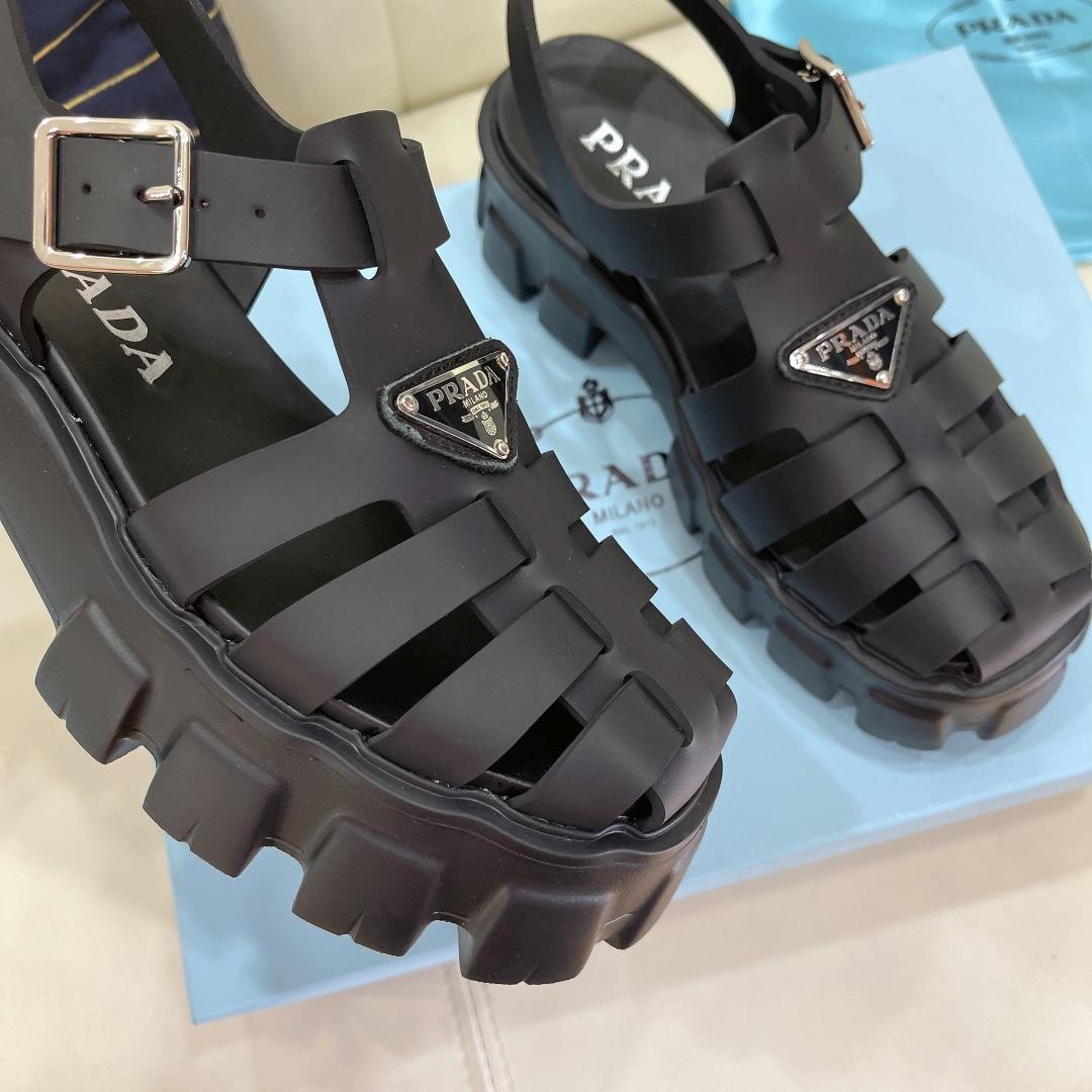 Prada Foam Rubber Sandals - FashionPlug