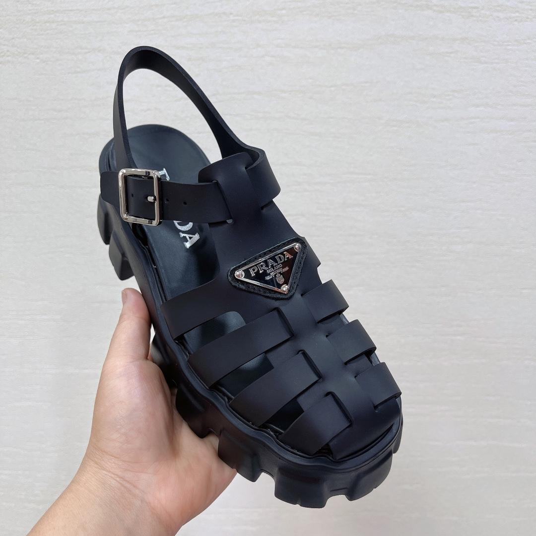 Prada Foam Rubber Sandals - FashionPlug