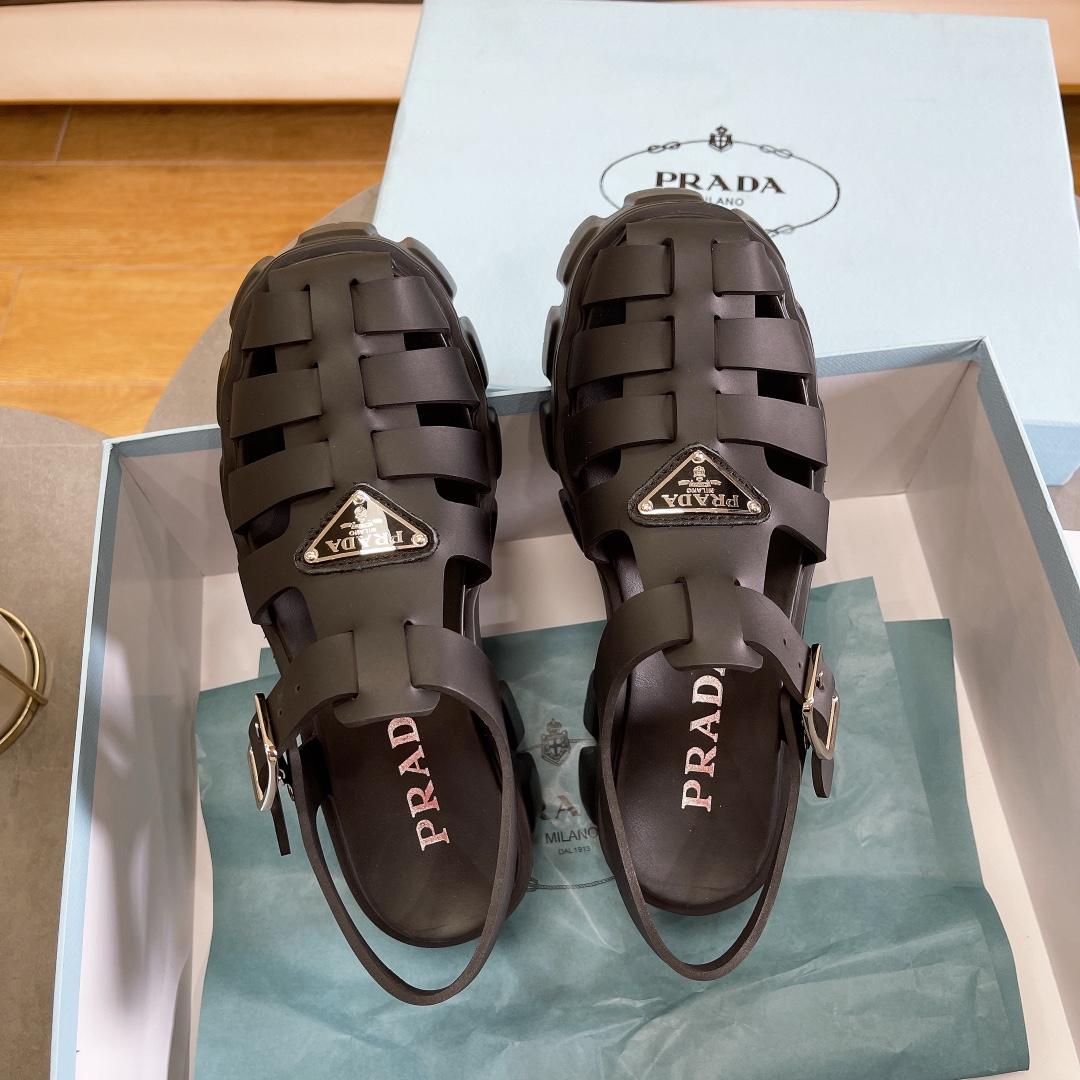 Prada Foam Rubber Sandals - FashionPlug