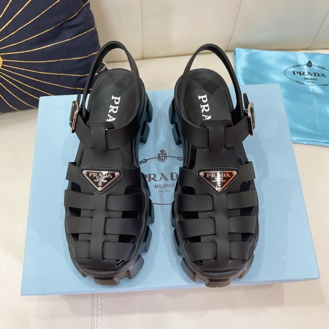 Prada Foam Rubber Sandals - FashionPlug