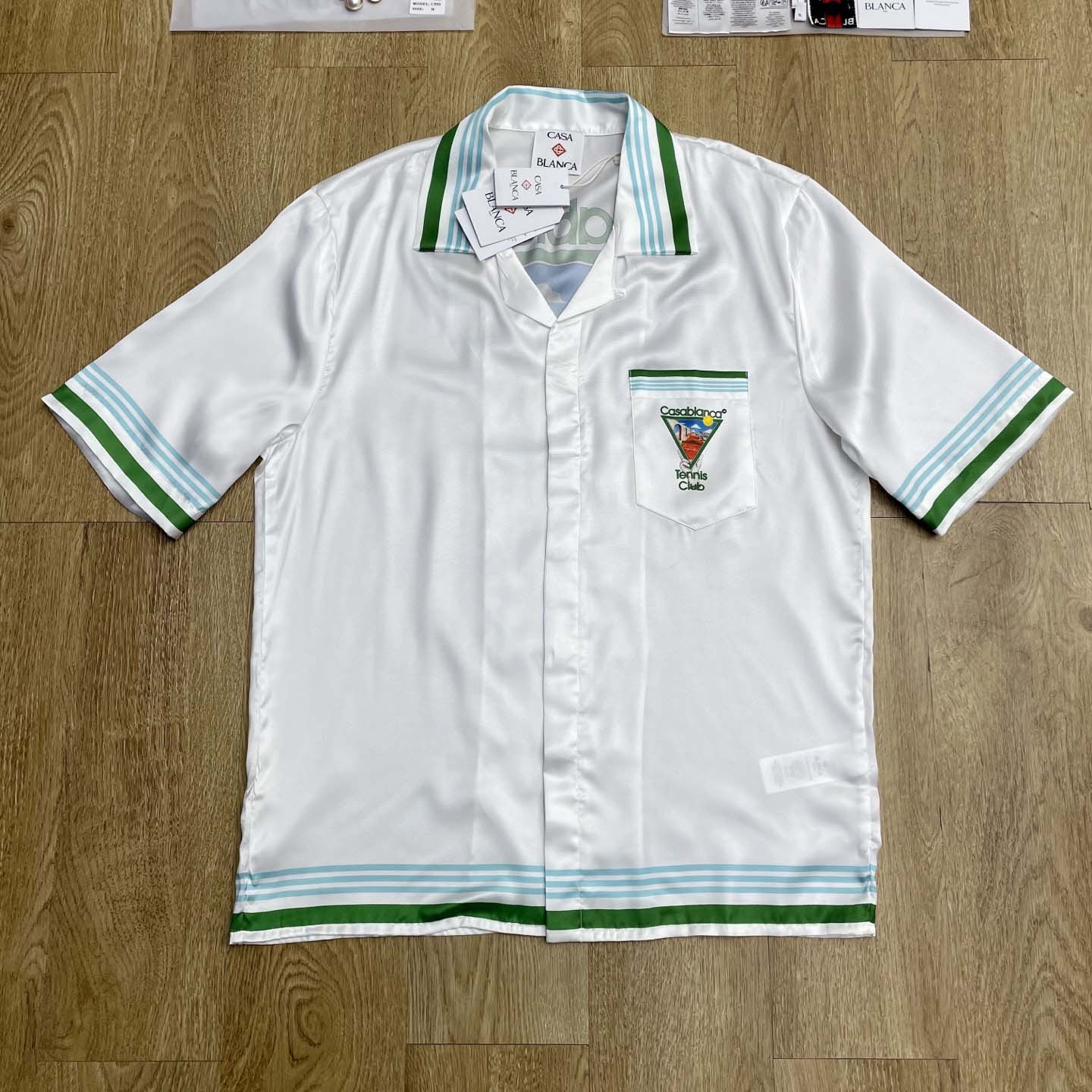Casablanca Metaphysical Tennis Icon Shirt    CA3534 - FashionPlug