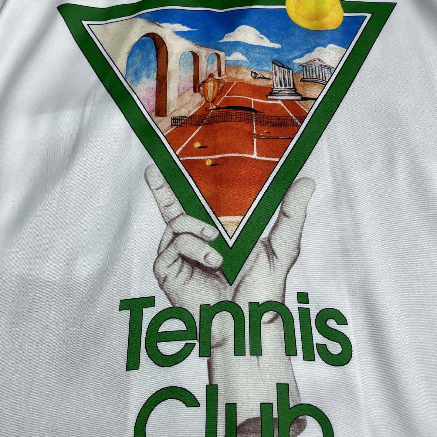 Casablanca Metaphysical Tennis Icon Shirt    CA3534 - FashionPlug
