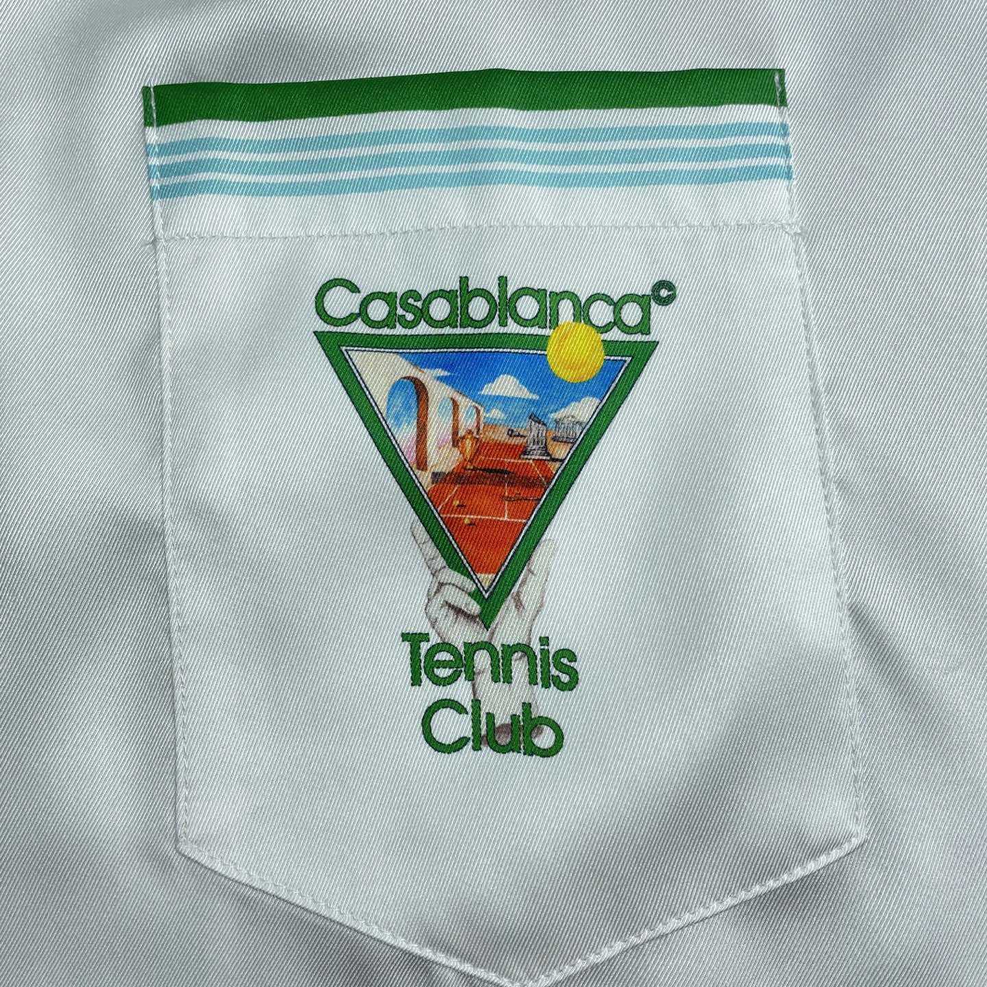 Casablanca Metaphysical Tennis Icon Shirt    CA3534 - FashionPlug