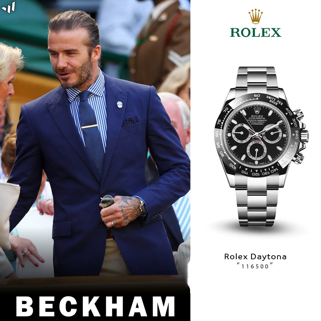 Rolex Cosmograph Daytona Stainless Steel Black Dial Watch 116500 - FashionPlug