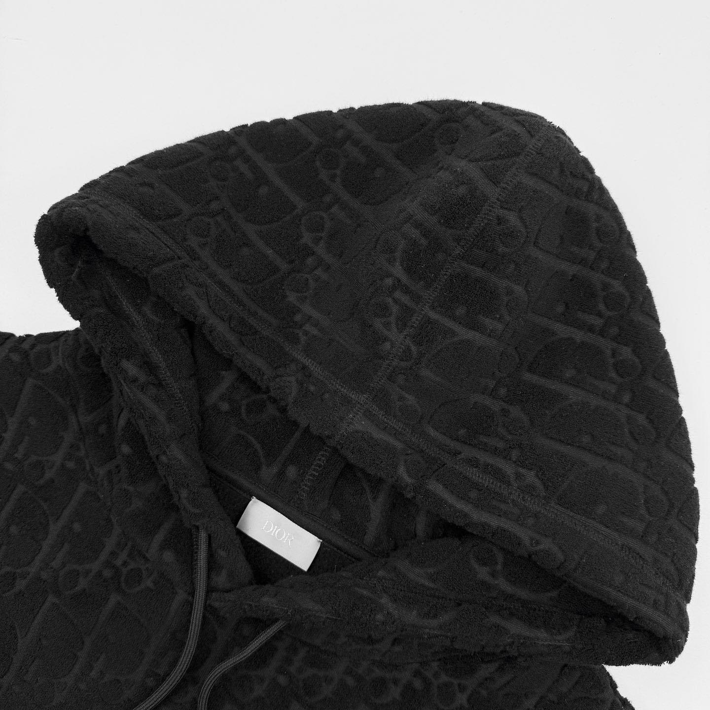 Dior Oblique Relaxed-Fit Hooded Sweatshirt  - FashionPlug