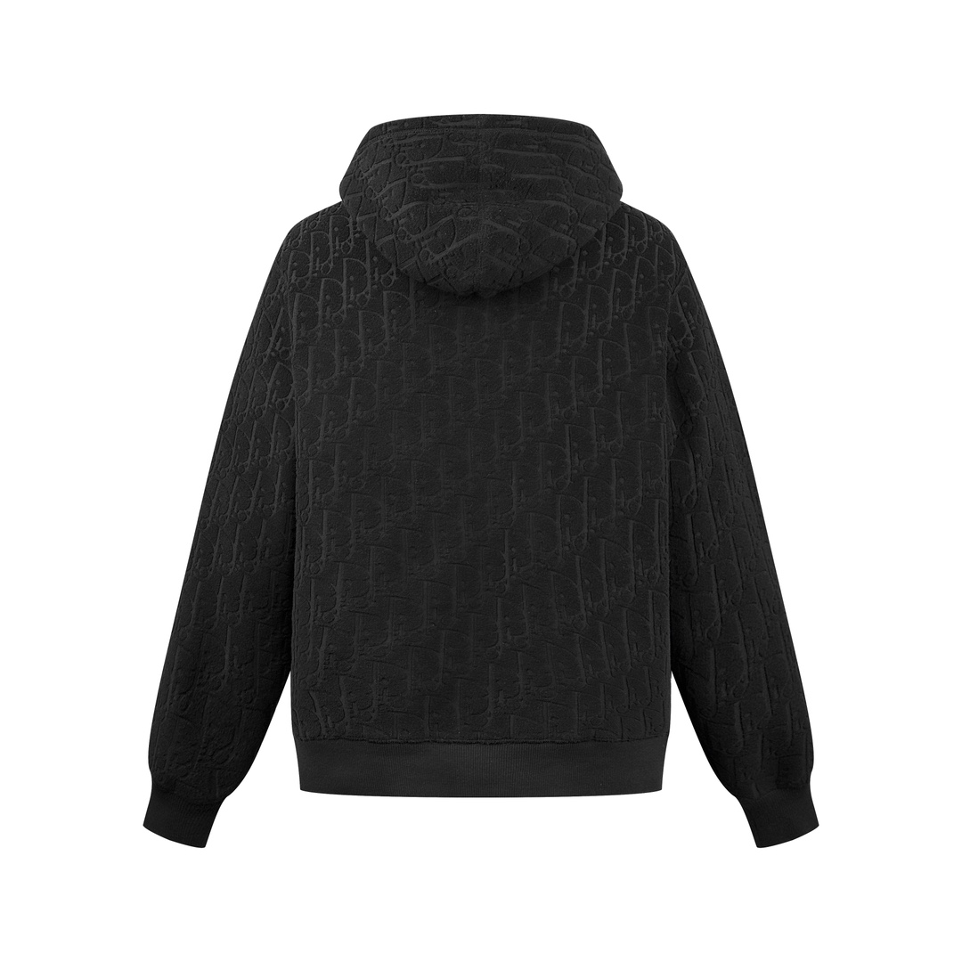 Dior Oblique Relaxed-Fit Hooded Sweatshirt  - FashionPlug