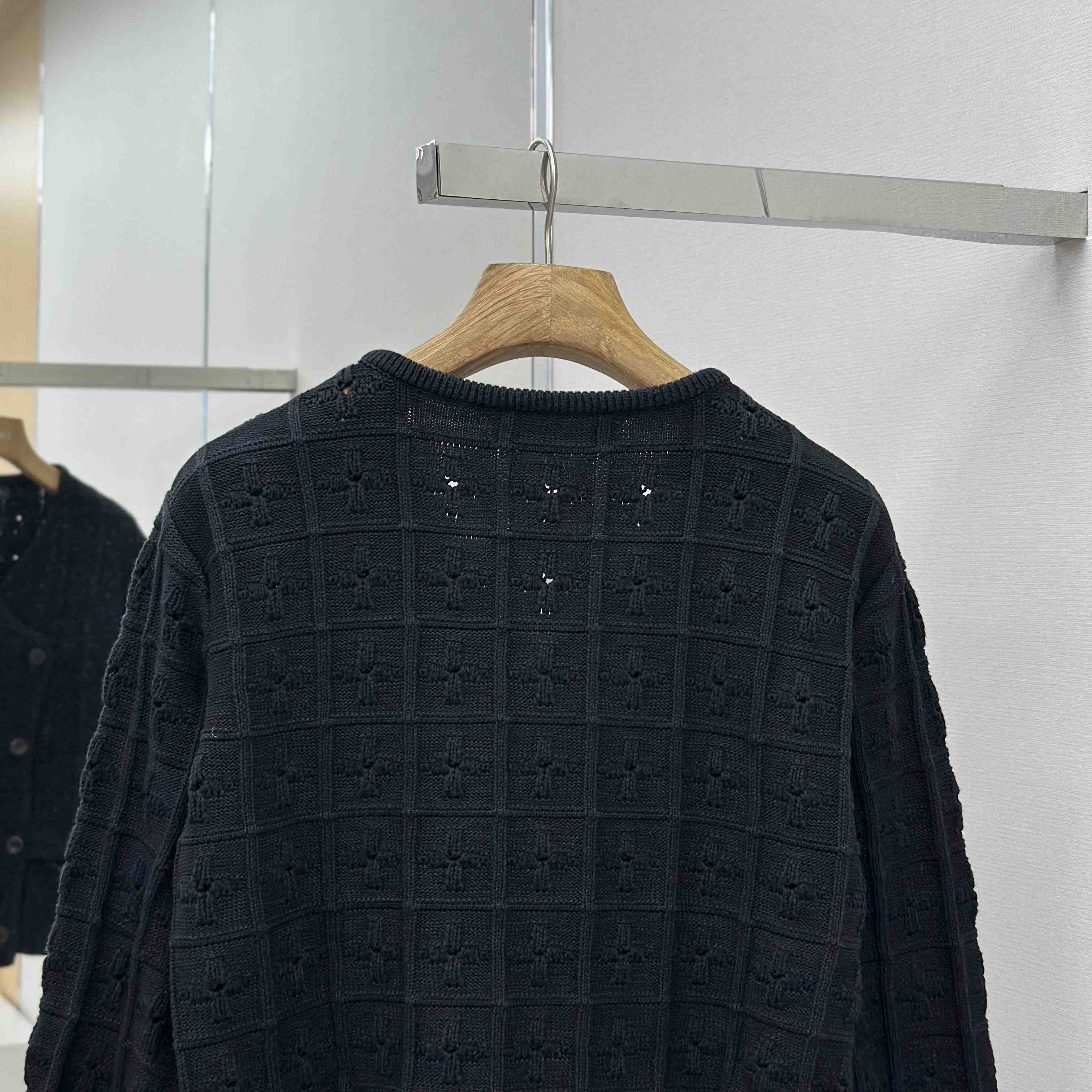 Louis Vuitton Double-Breasted Knit Jacket   1AHVNM - FashionPlug