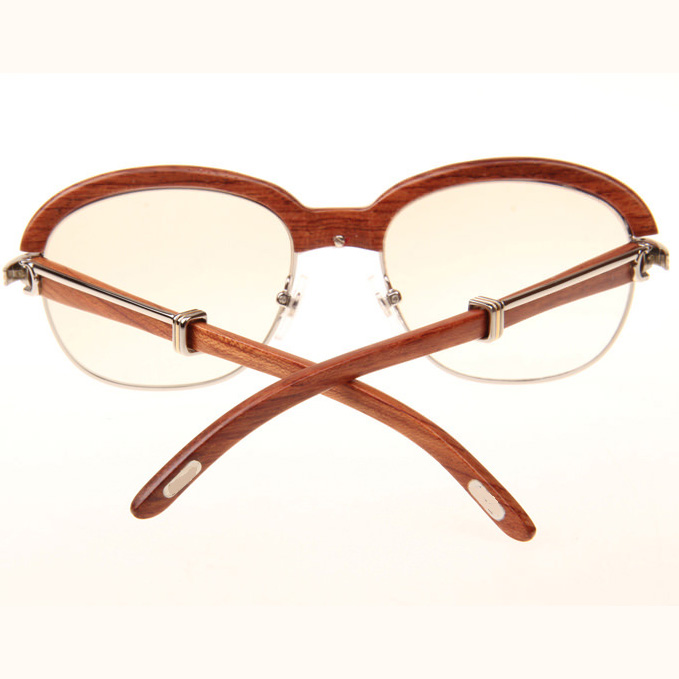 Cartier CT_1116679 Sunglasses In Silver Brown Gradient - FashionPlug