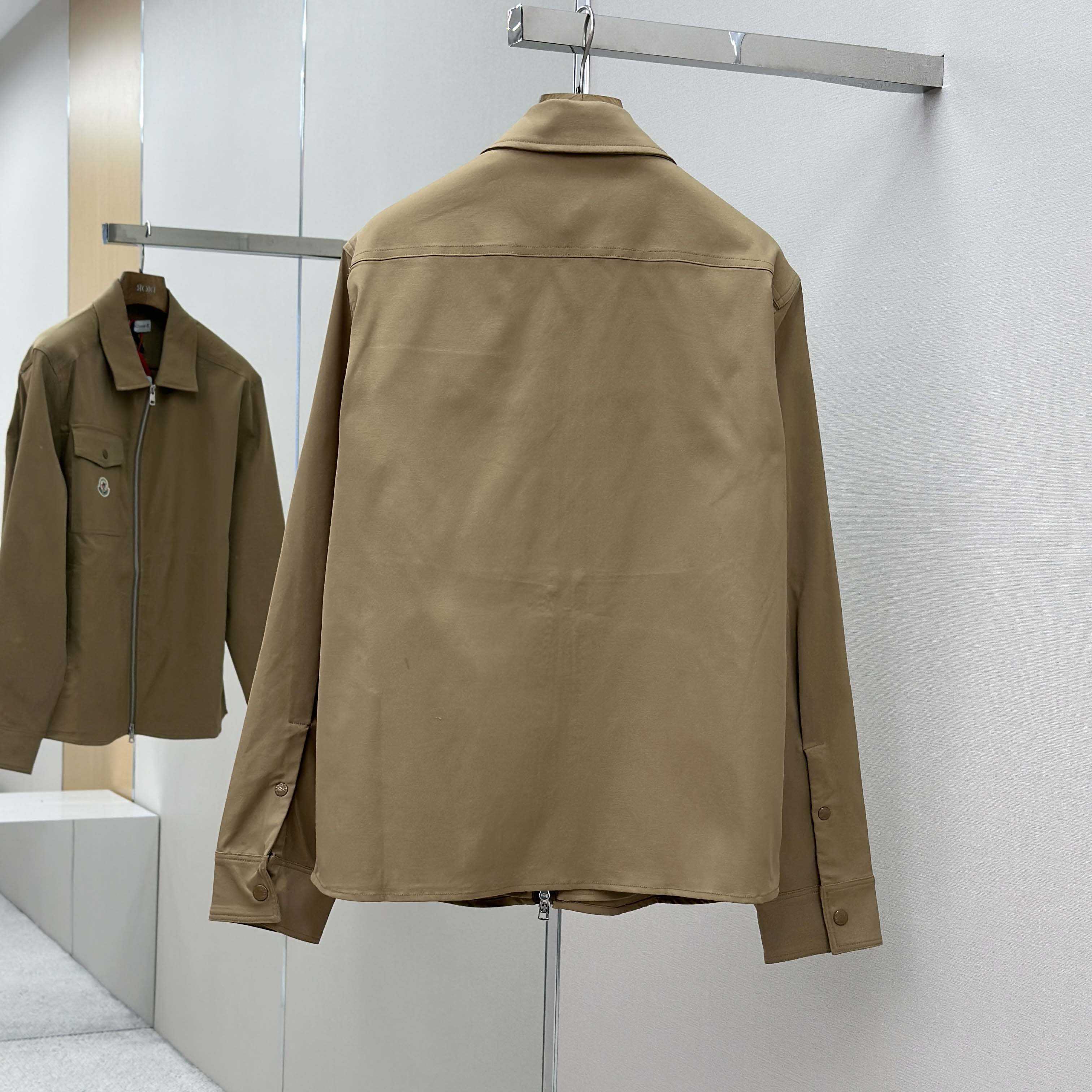 Moncler Gabardine Cotton Shirt Jacket - FashionPlug