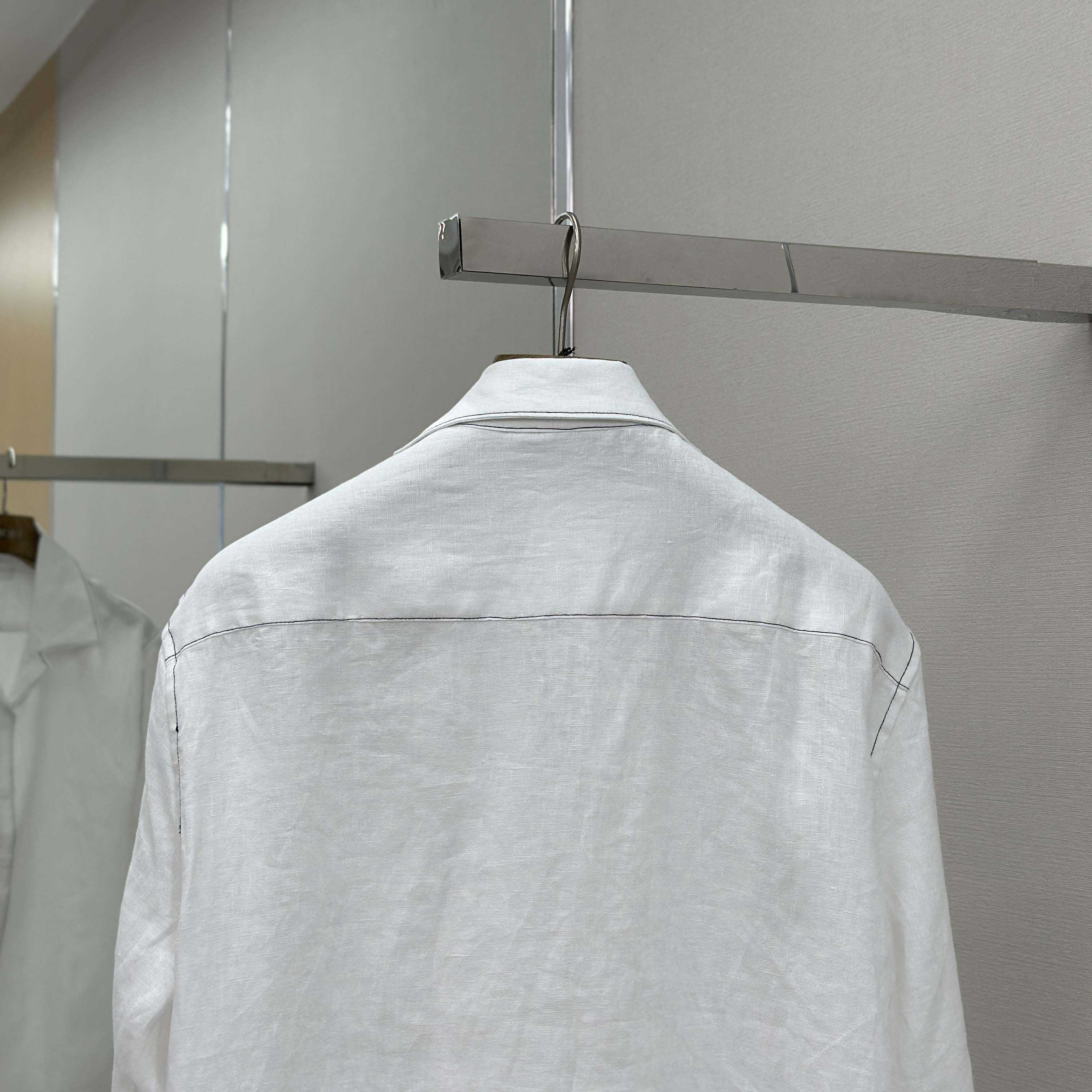 Prada Linen Shirt - FashionPlug