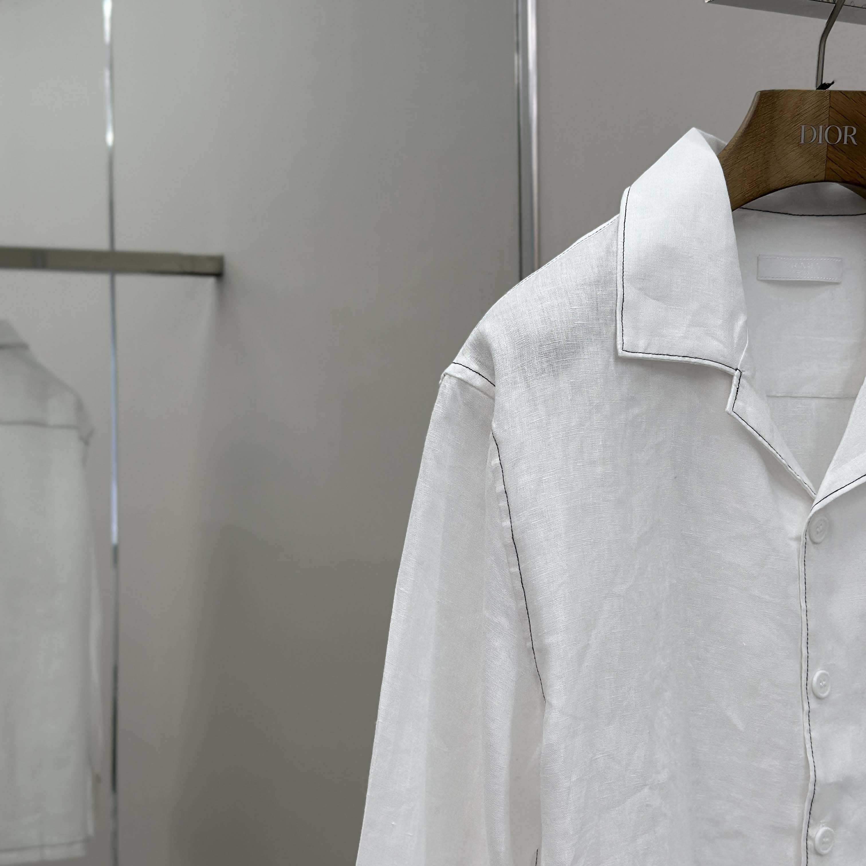 Prada Linen Shirt - FashionPlug