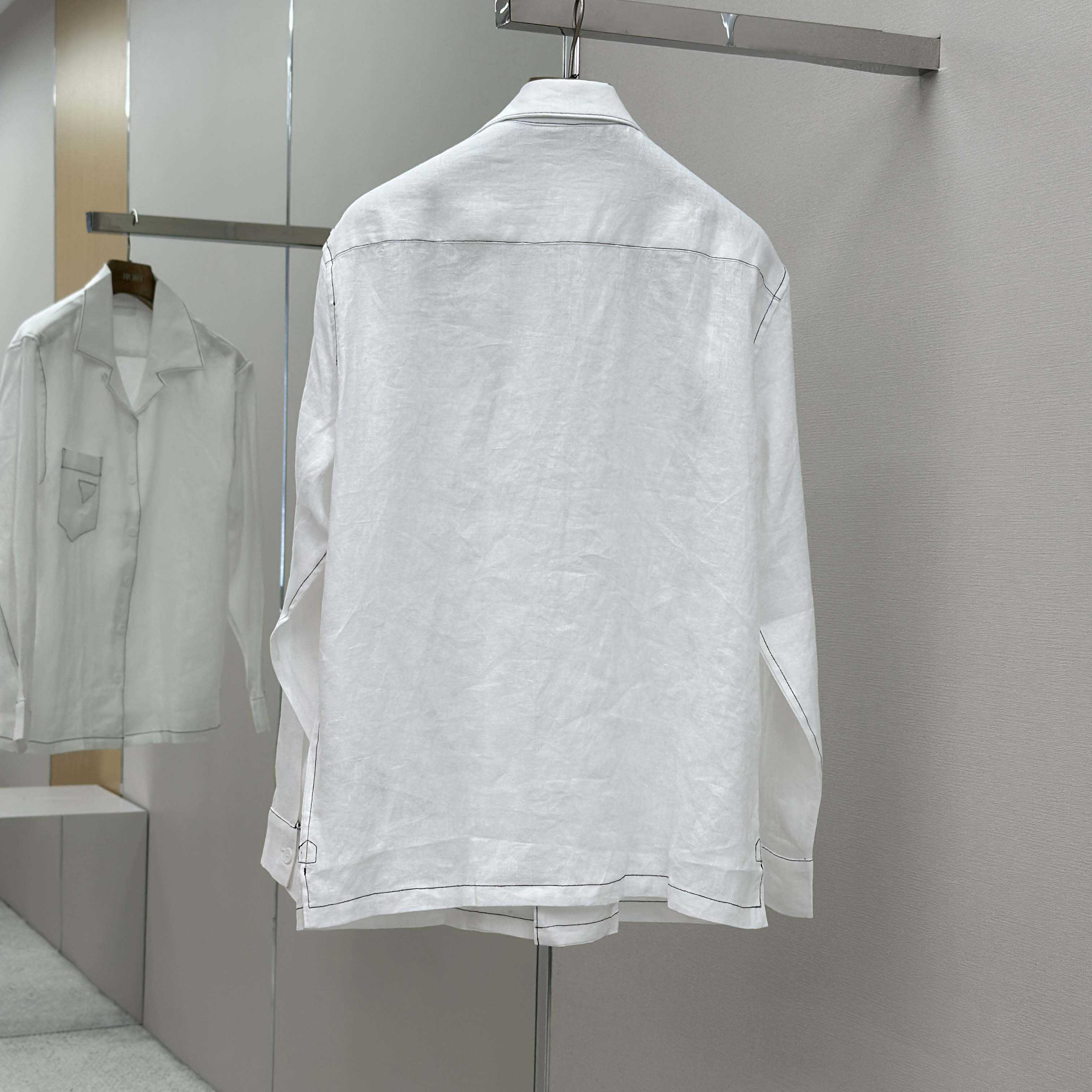 Prada Linen Shirt - FashionPlug