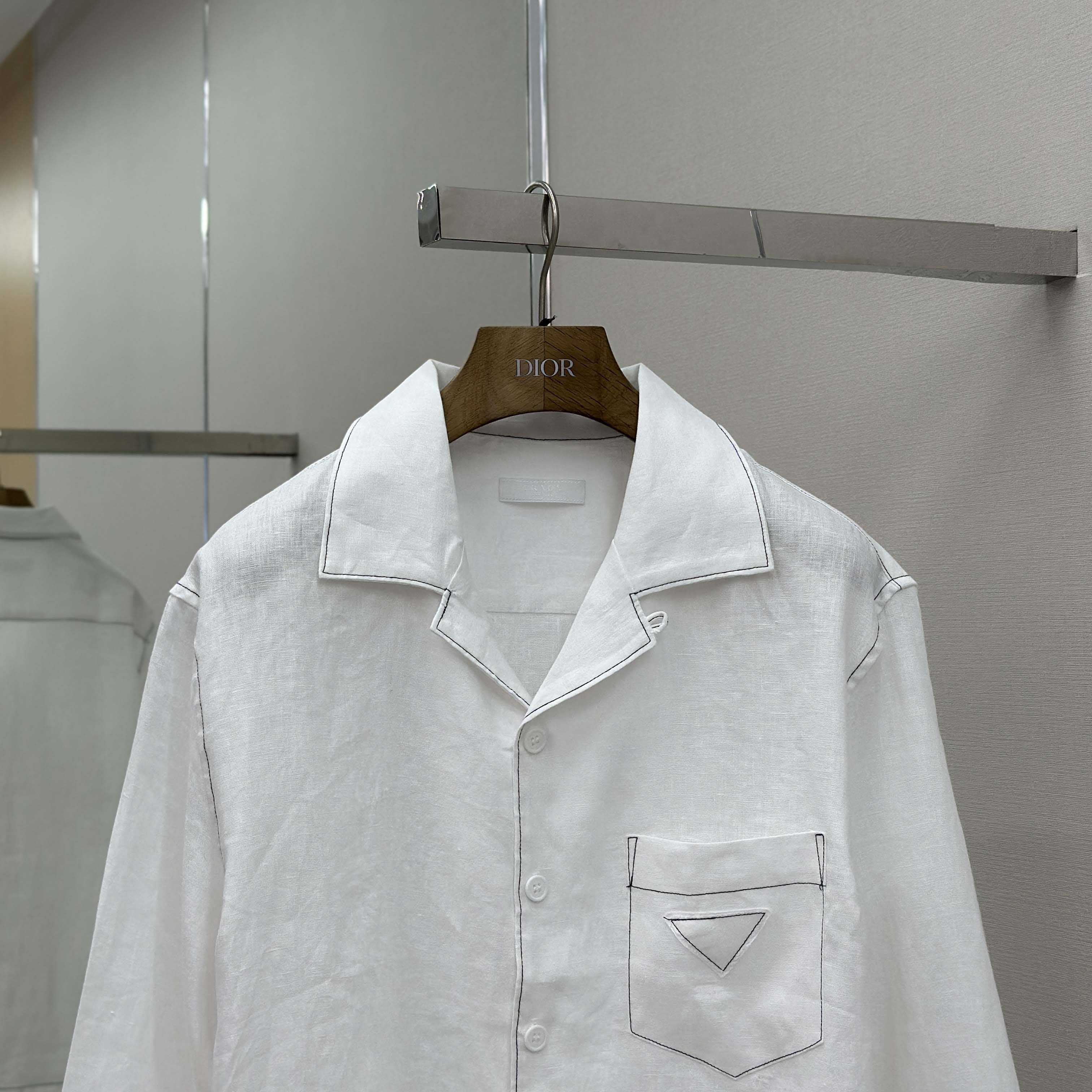 Prada Linen Shirt - FashionPlug