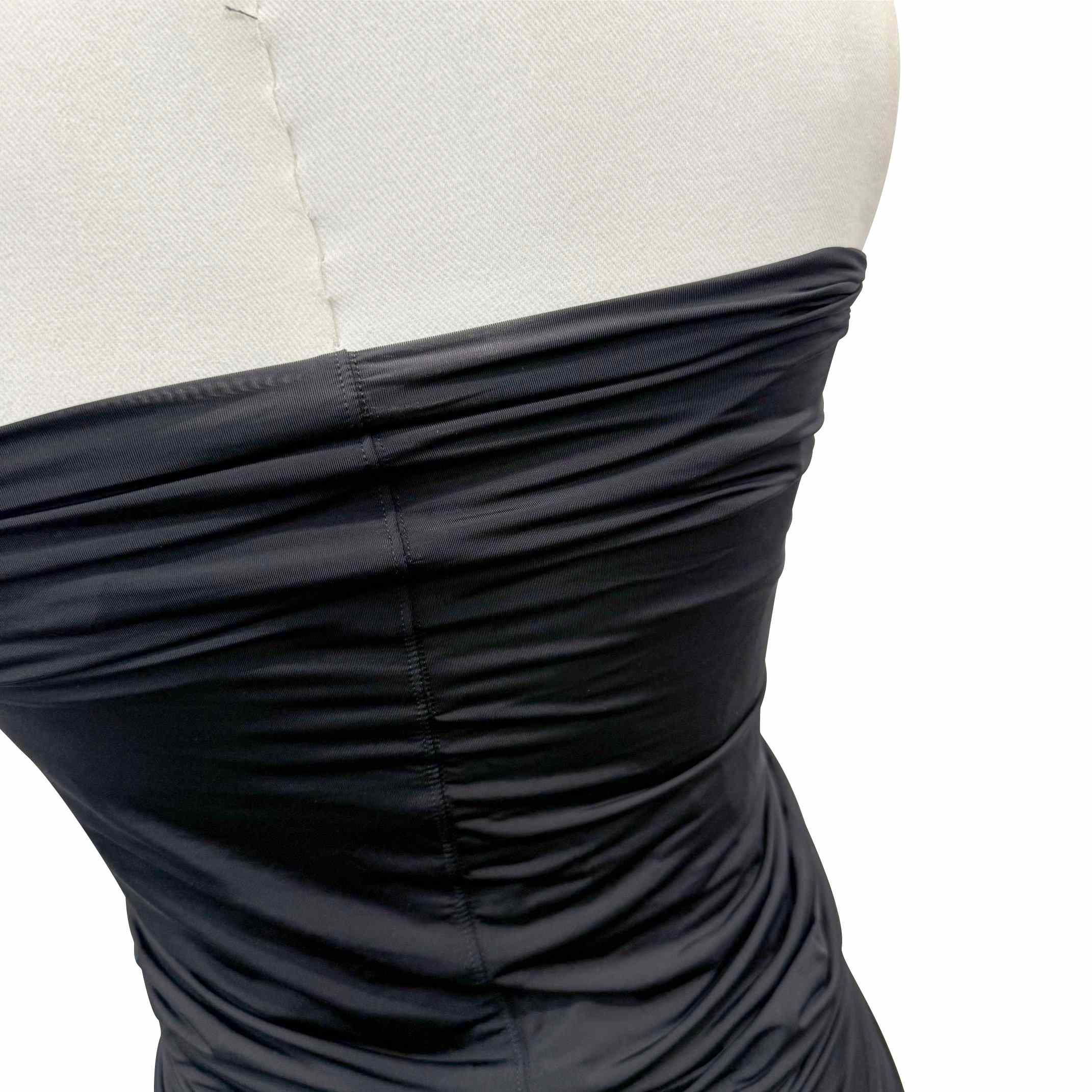 Rick Owens Jersey Prong Minidress - FashionPlug