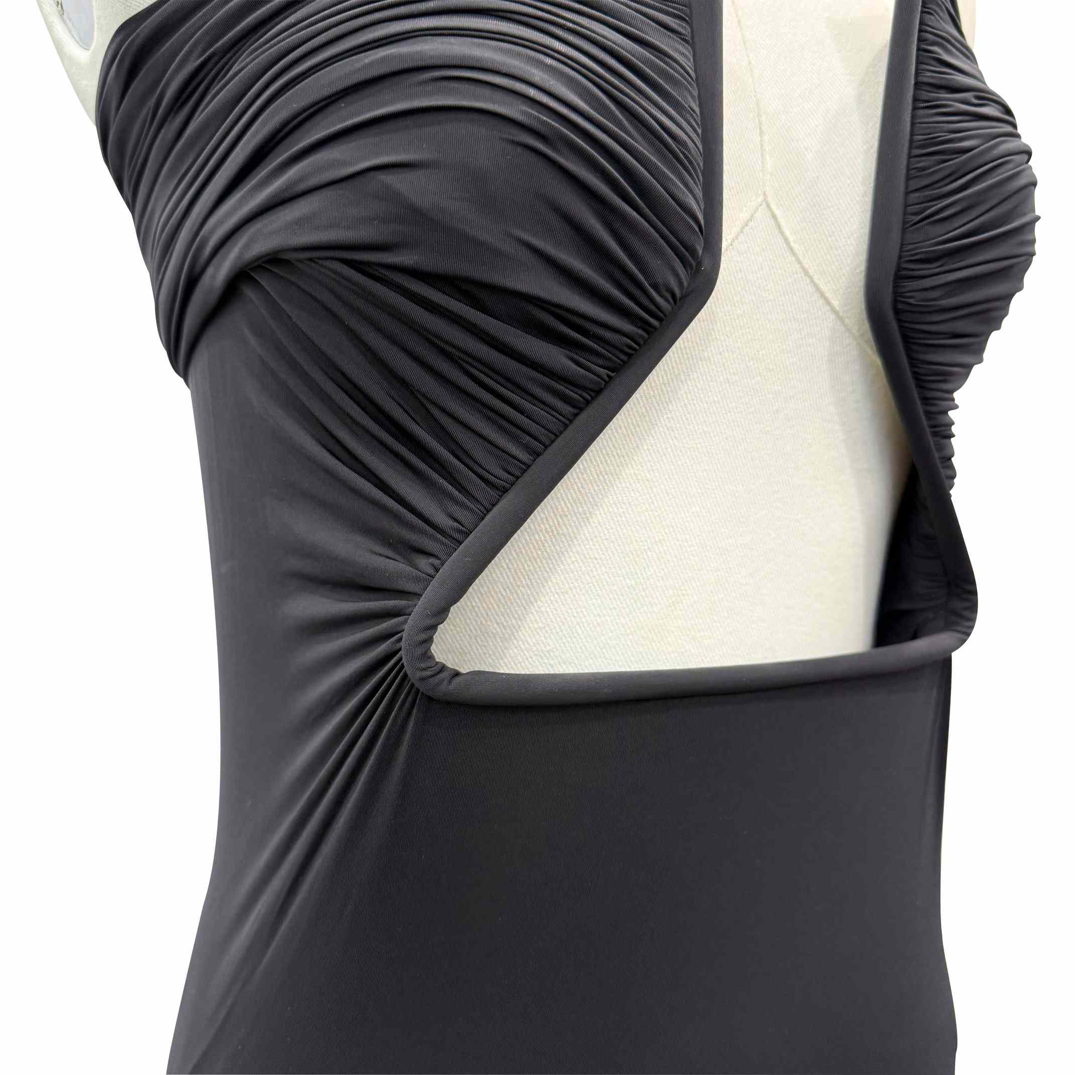 Rick Owens Jersey Prong Minidress - FashionPlug