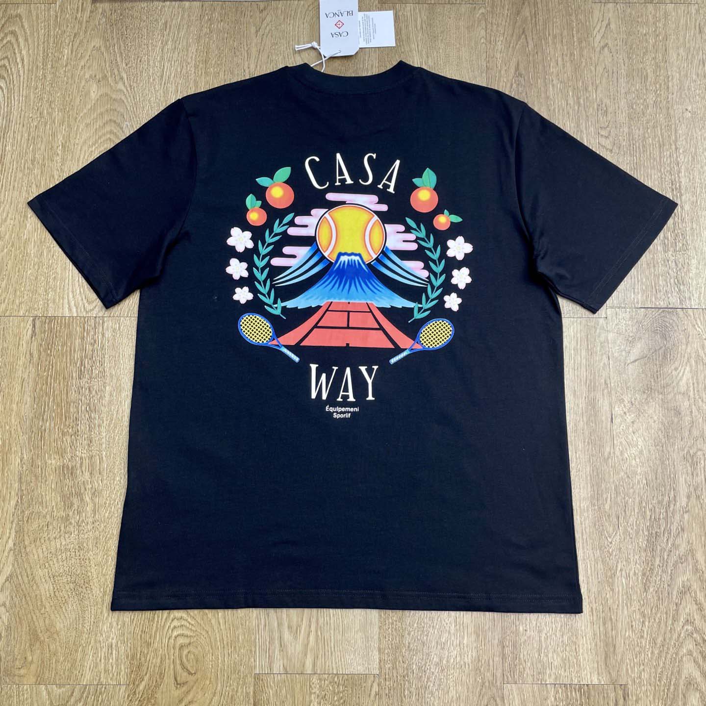 Casablanca Casa Way Mountain Short Sleeve T-Shirt   C1033 - FashionPlug
