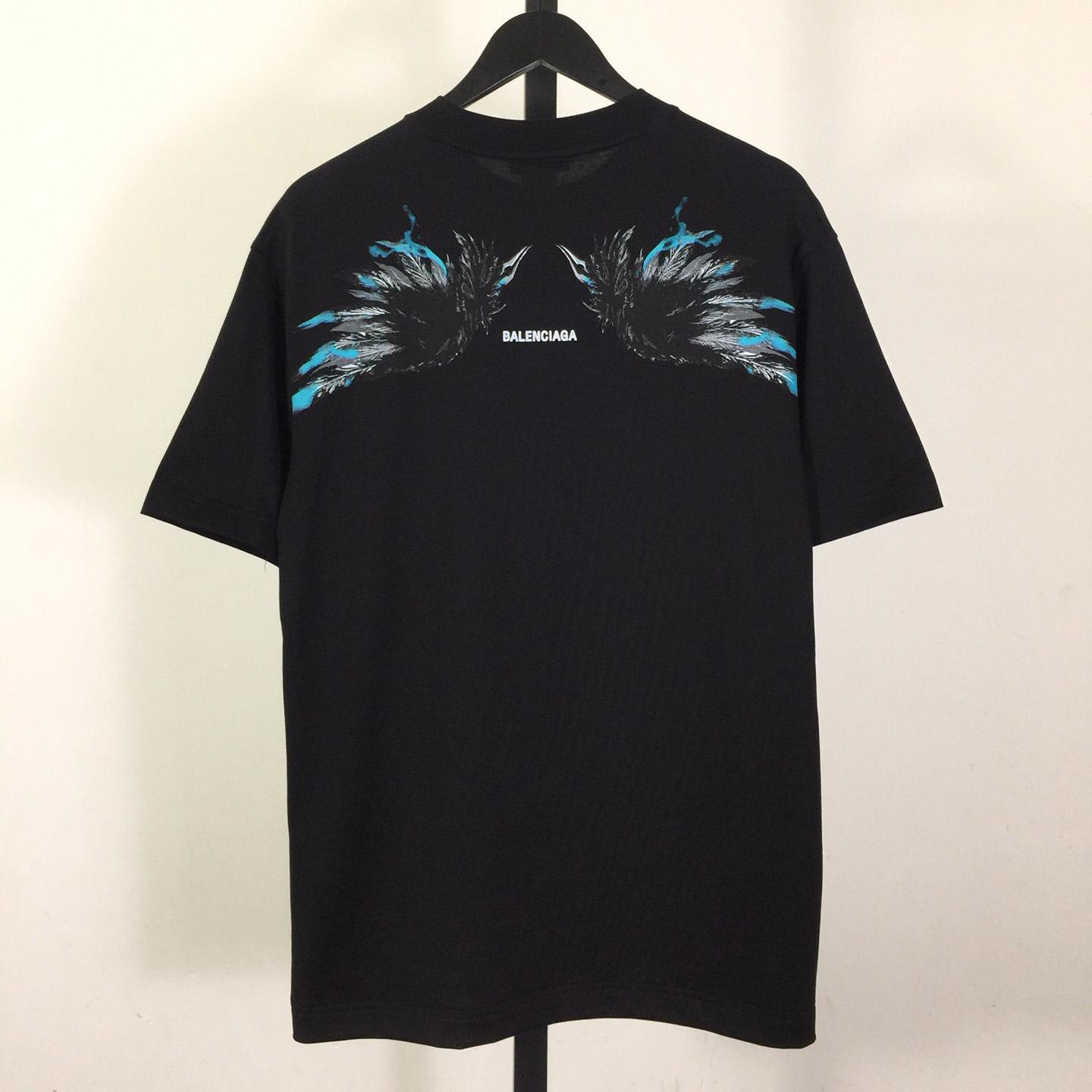 Balenciaga Short Sleeve With Wing Pattern - FashionPlug