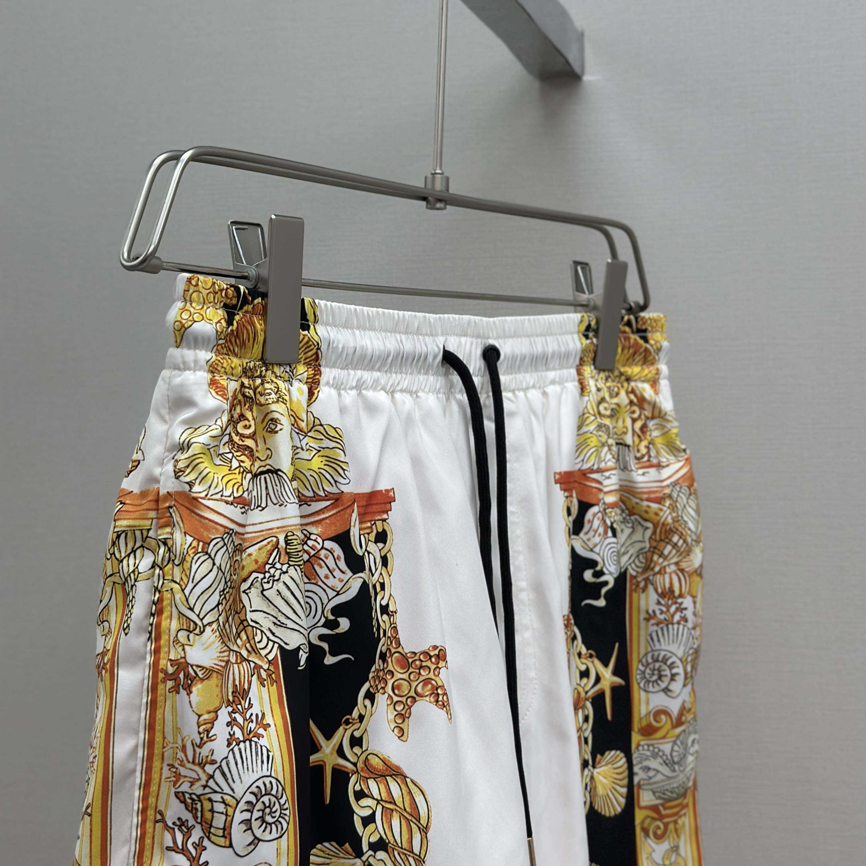 Versace Coral Theatre Swim Boardshorts  - FashionPlug