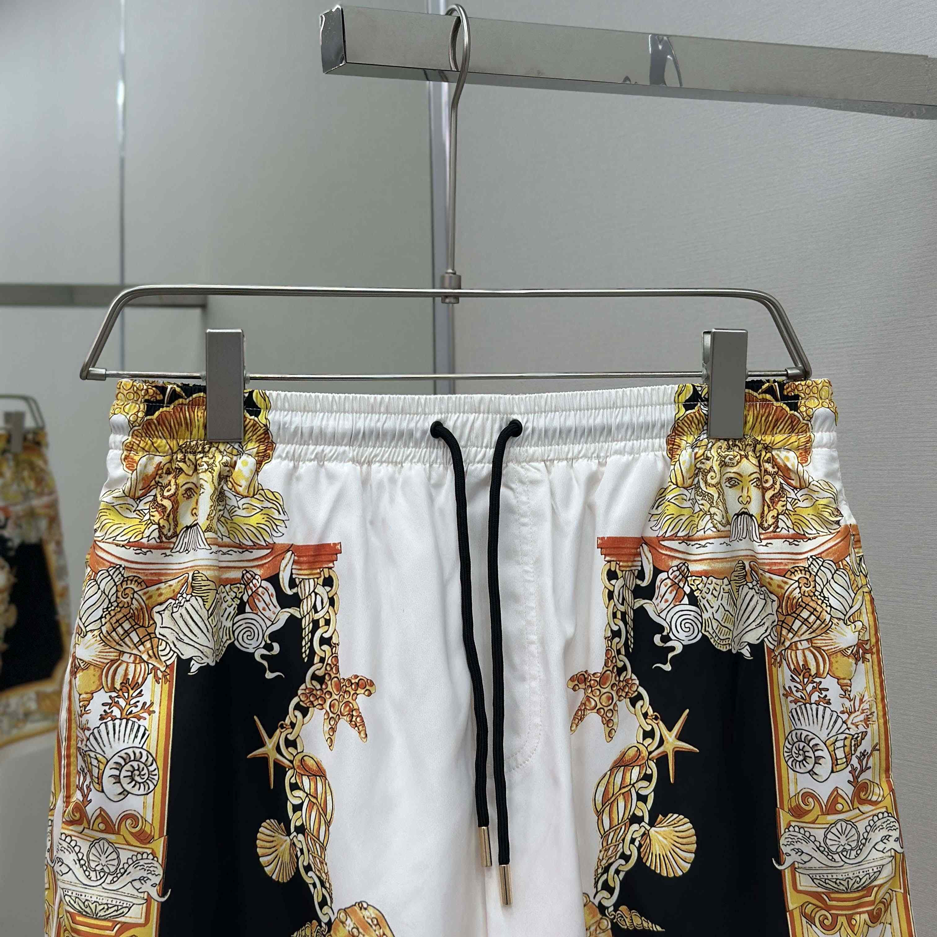 Versace Coral Theatre Swim Boardshorts  - FashionPlug