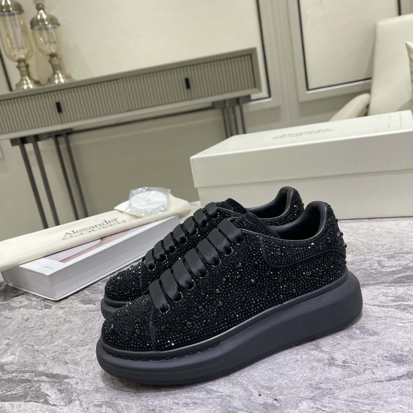Alexander McQueen Oversized Sneaker  - FashionPlug