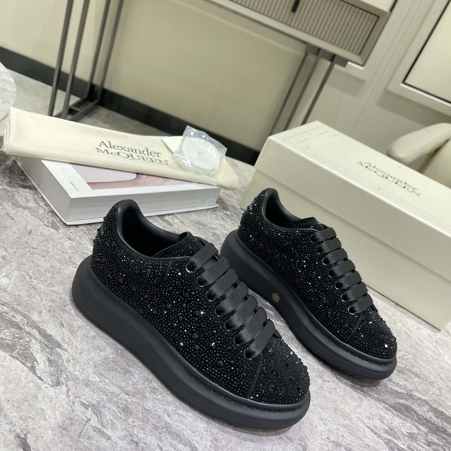 Alexander McQueen Oversized Sneaker  - FashionPlug