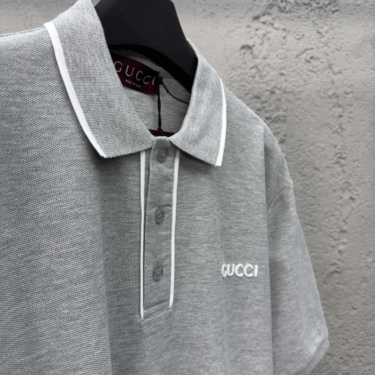 Gucci Cotton Piquet Polo Shirt - FashionPlug