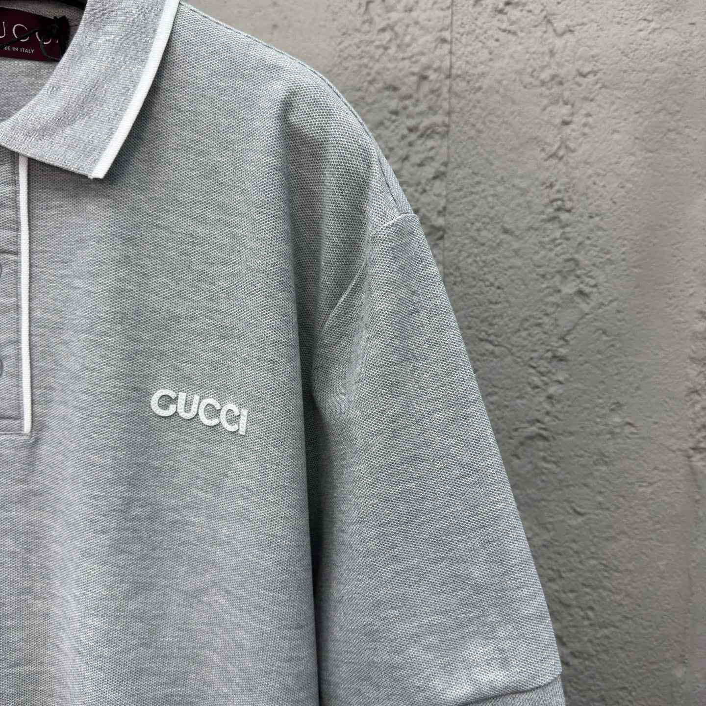 Gucci Cotton Piquet Polo Shirt - FashionPlug