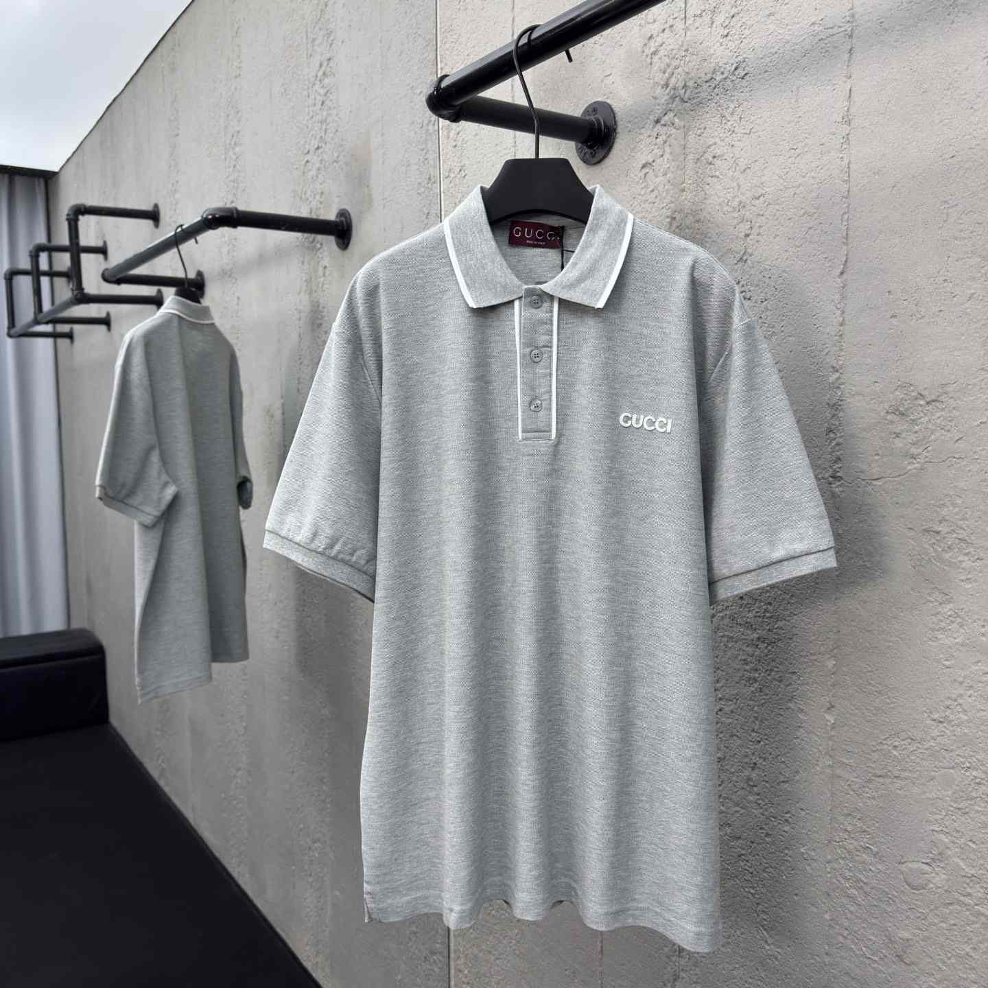 Gucci Cotton Piquet Polo Shirt - FashionPlug