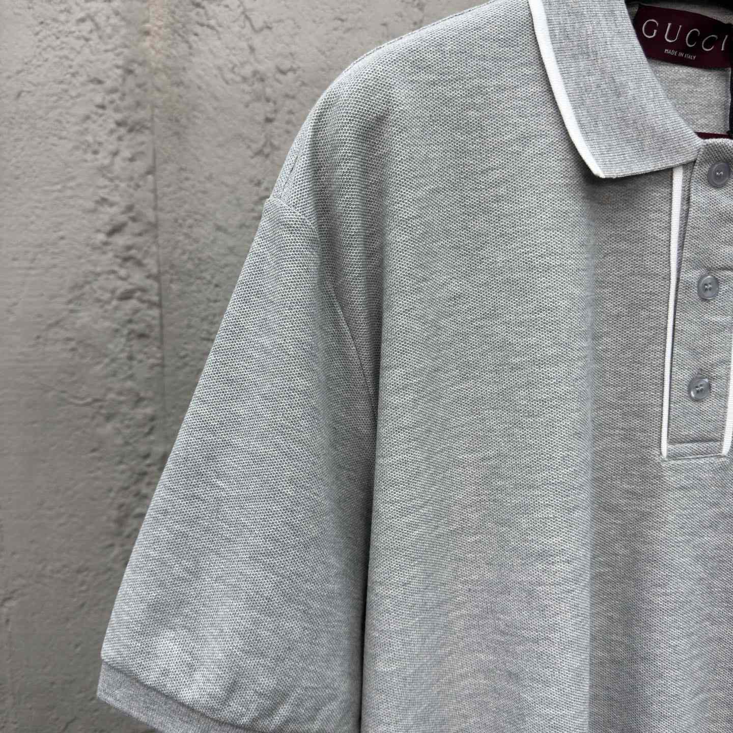 Gucci Cotton Piquet Polo Shirt - FashionPlug