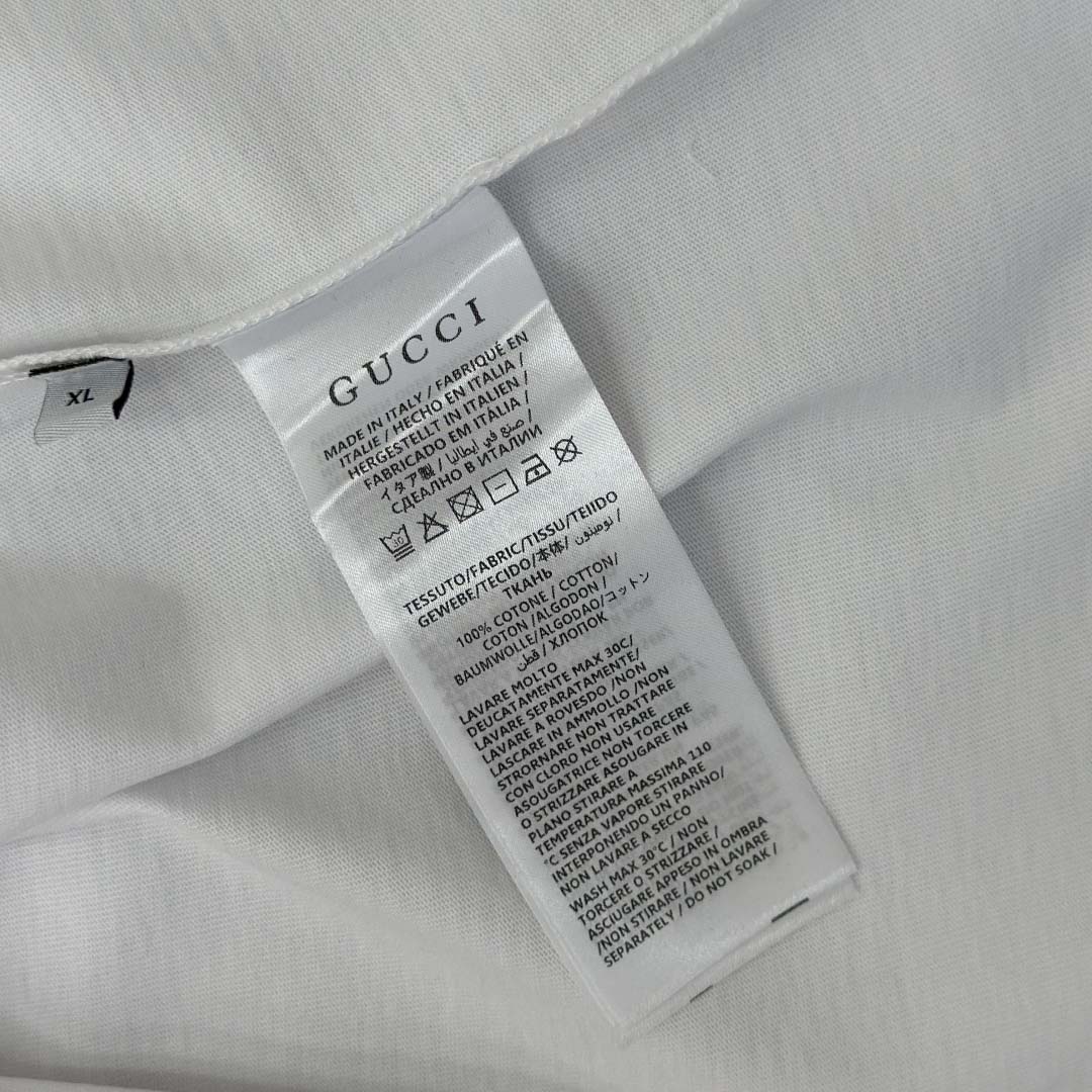 Gucci Printed Cotton Jersey T-shirt - FashionPlug