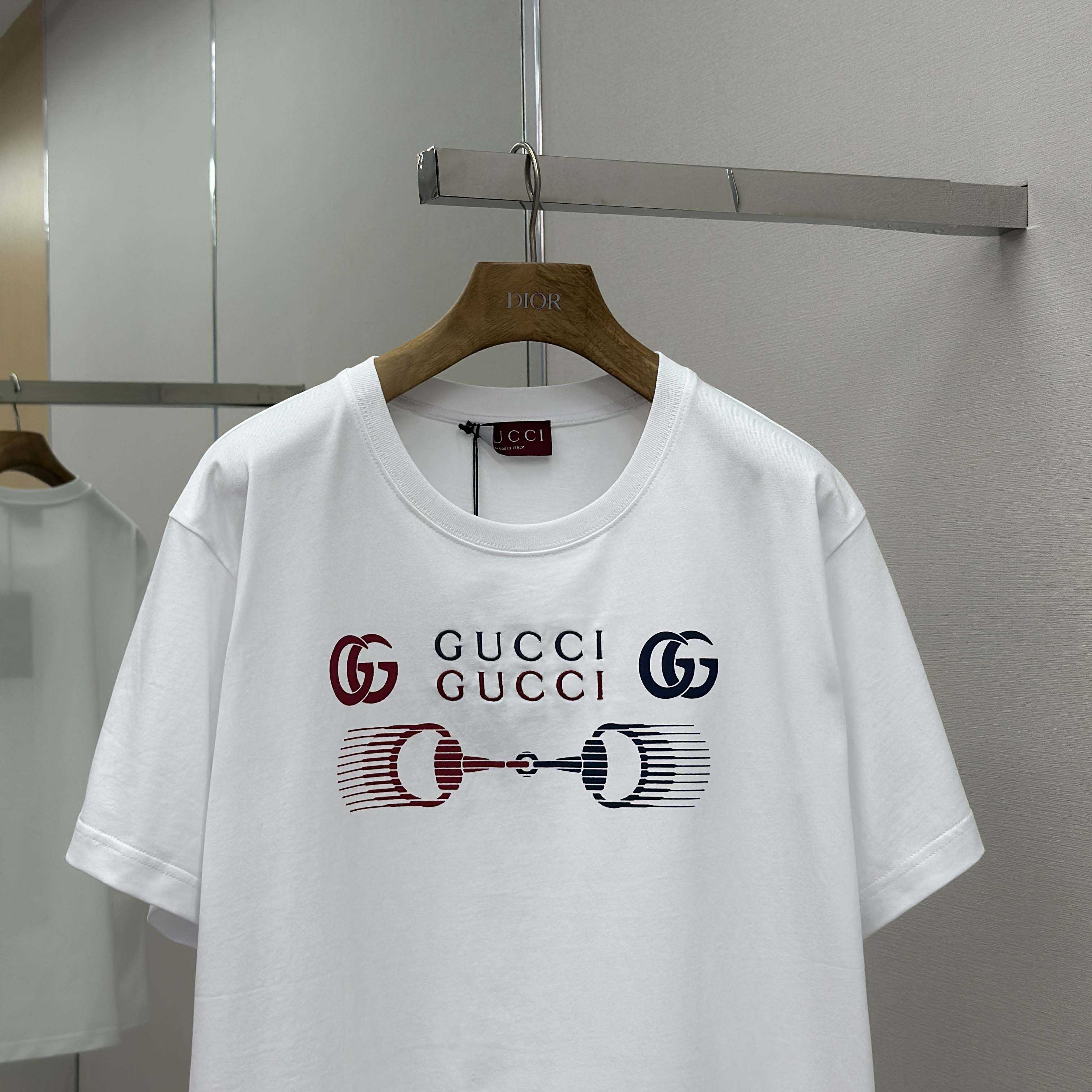 Gucci Printed Cotton Jersey T-shirt - FashionPlug