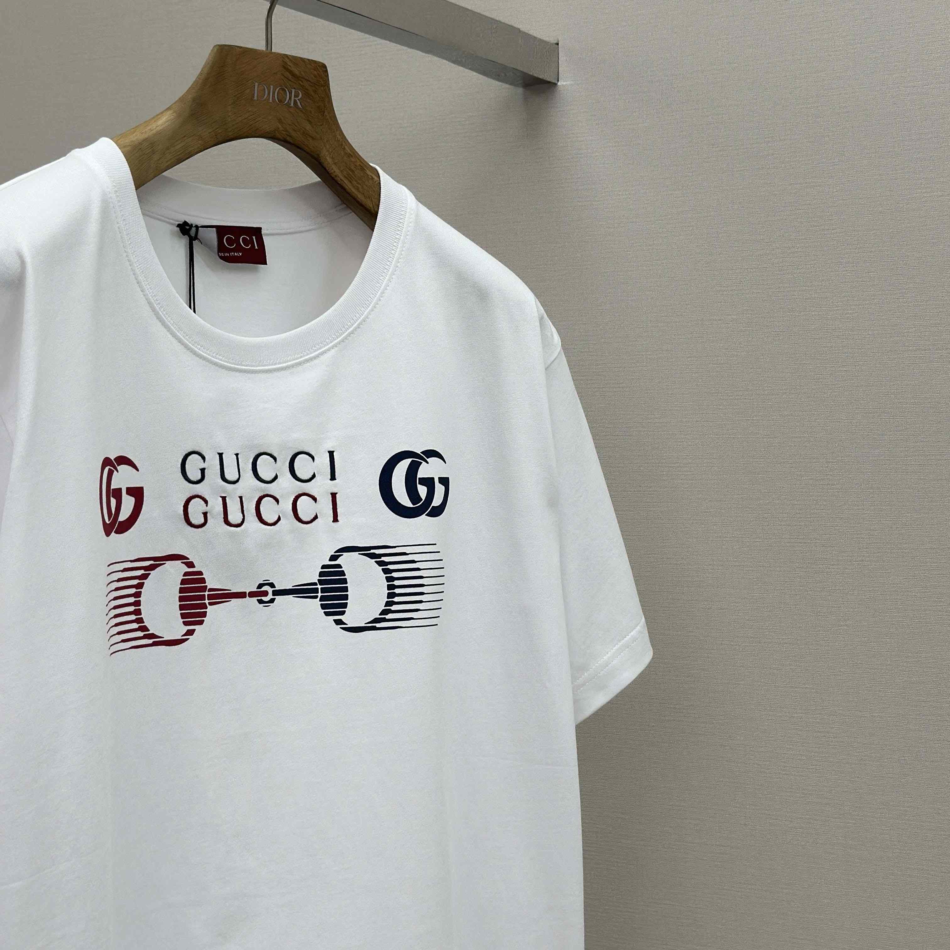 Gucci Printed Cotton Jersey T-shirt - FashionPlug