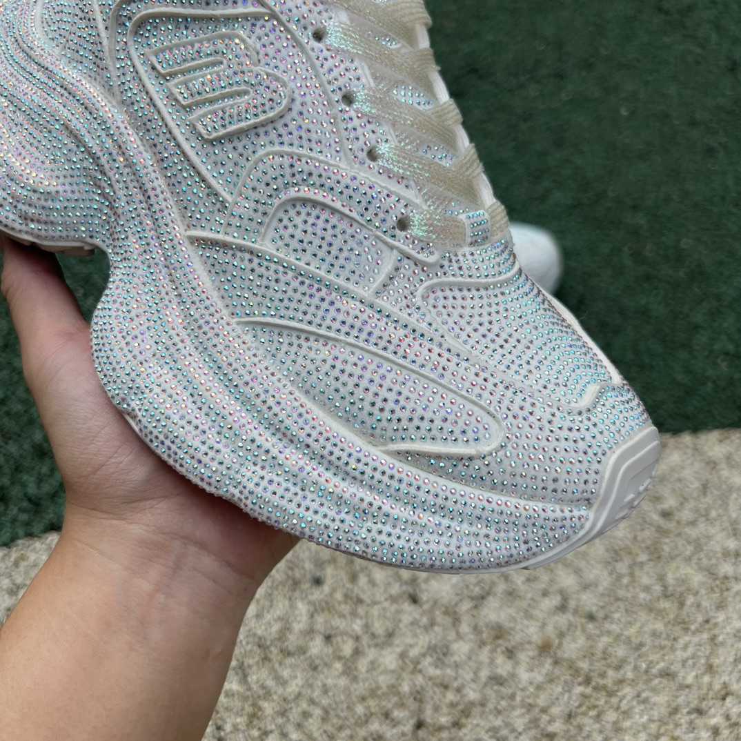Balenciaga Runner Sneakers with Rhinestones - FashionPlug