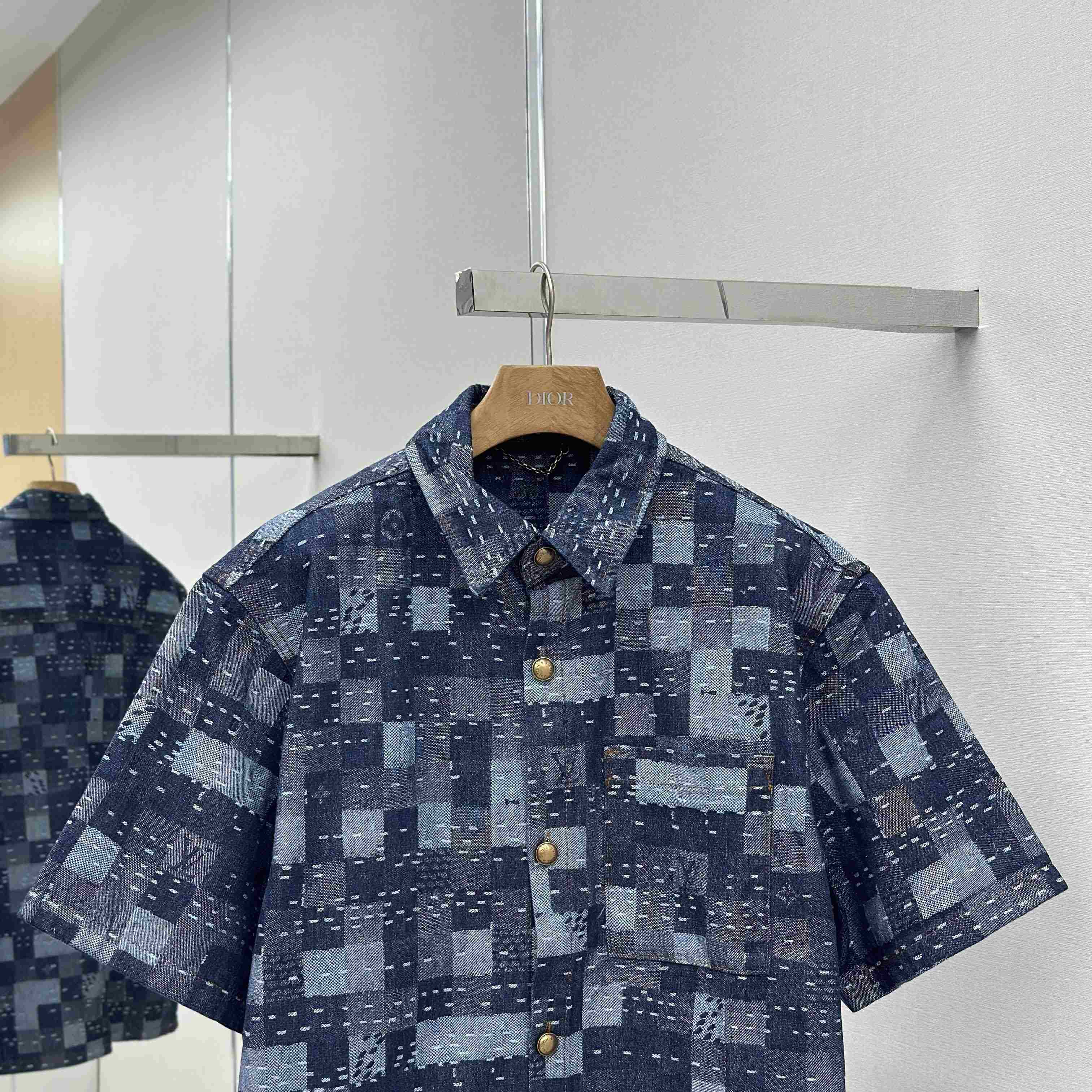 Louis Vuitton x Nigo Denim Shirts - FashionPlug