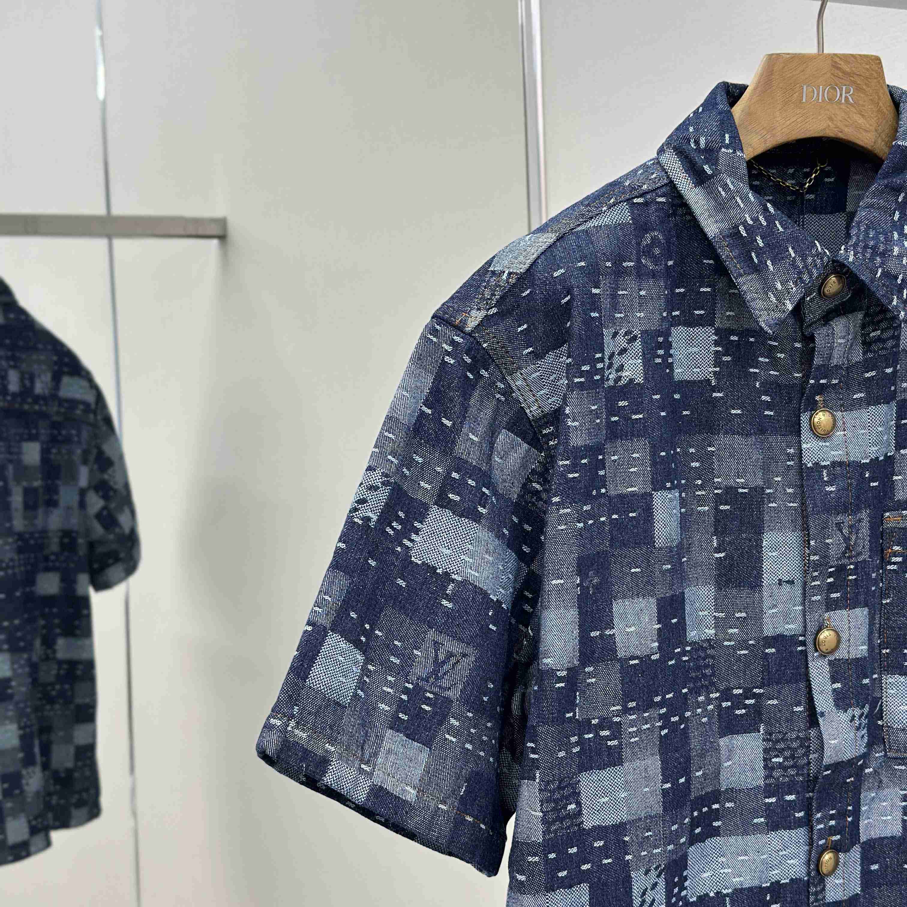 Louis Vuitton x Nigo Denim Shirts - FashionPlug