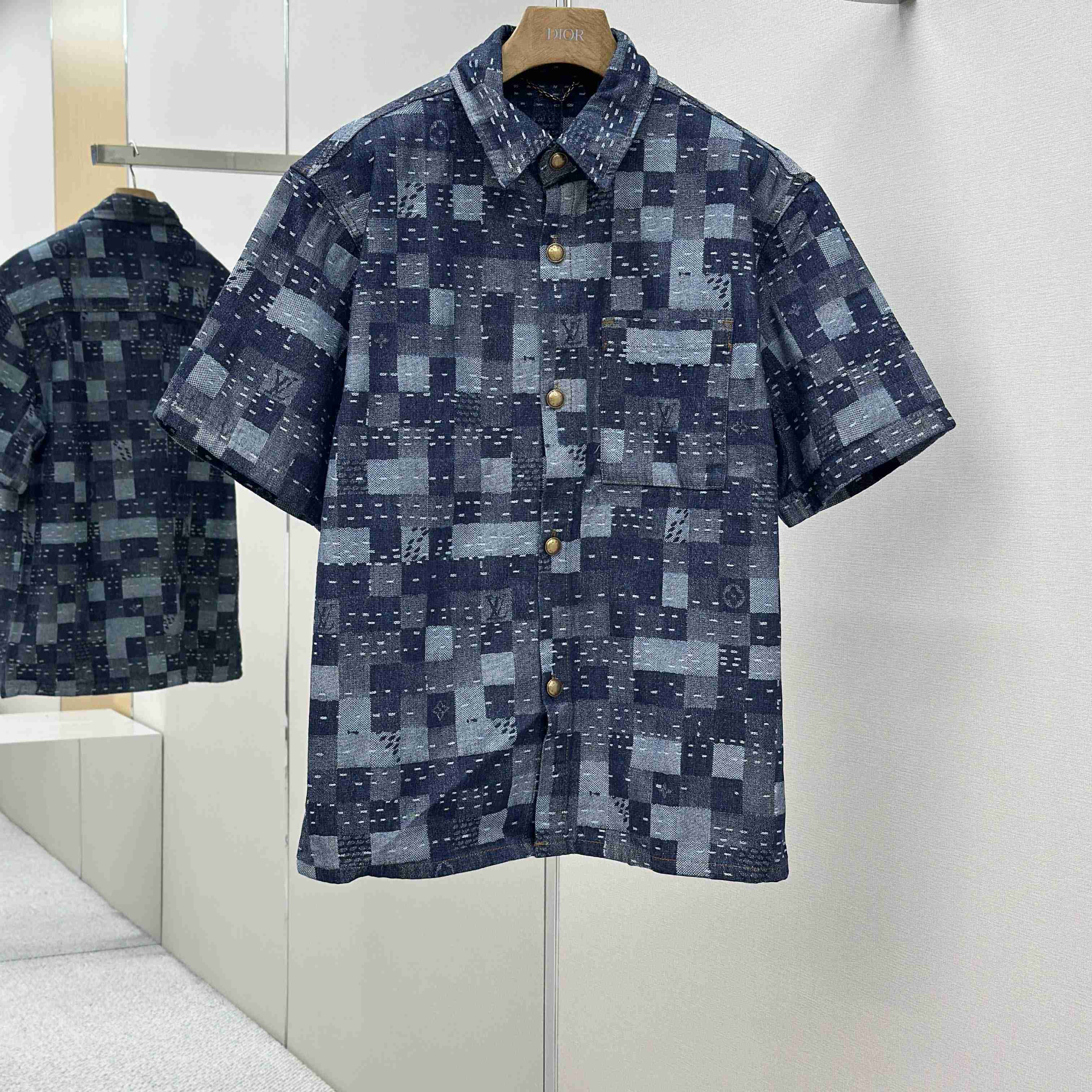 Louis Vuitton x Nigo Denim Shirts - FashionPlug