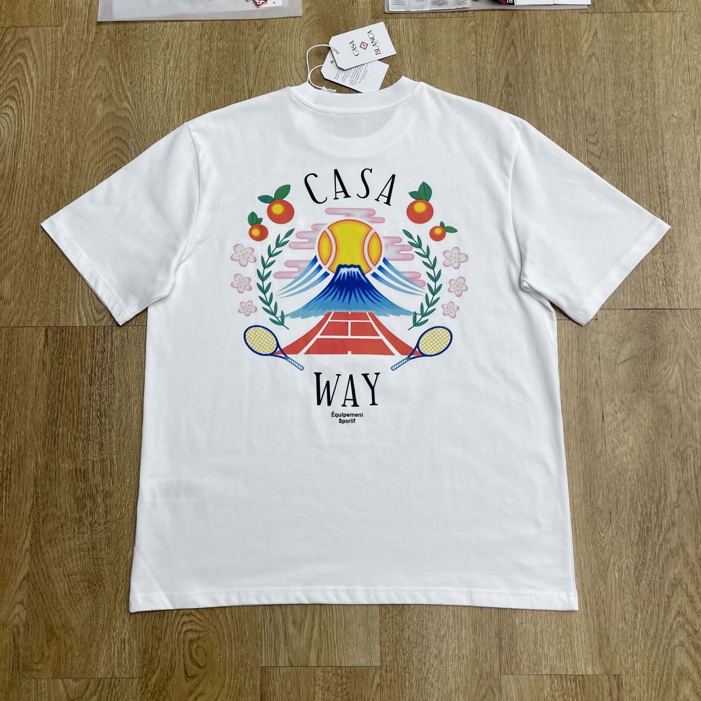 Casablanca Casa Way Mountain Short Sleeve T-Shirt   C1032 - FashionPlug