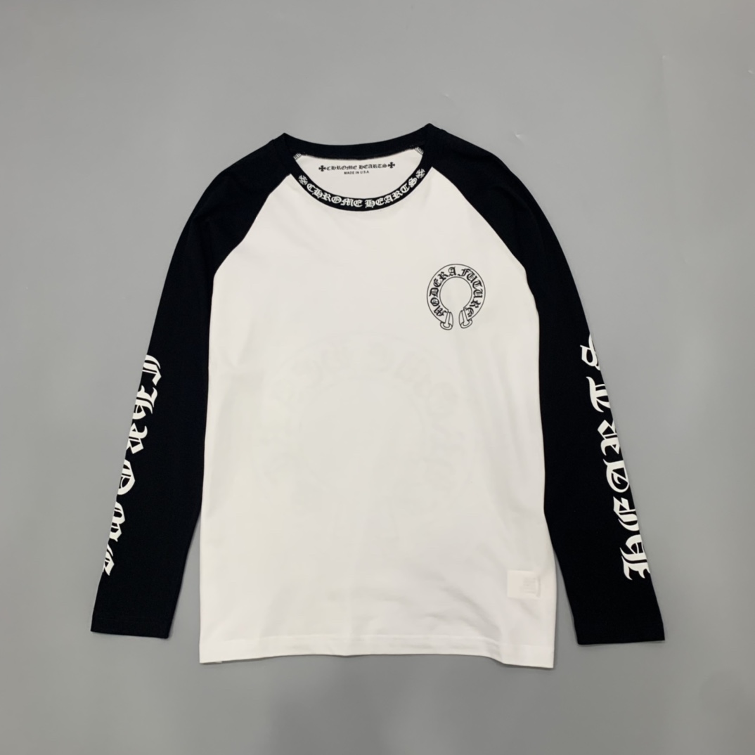 Chrome Hearts Horseshoe Neck Tee - FashionPlug