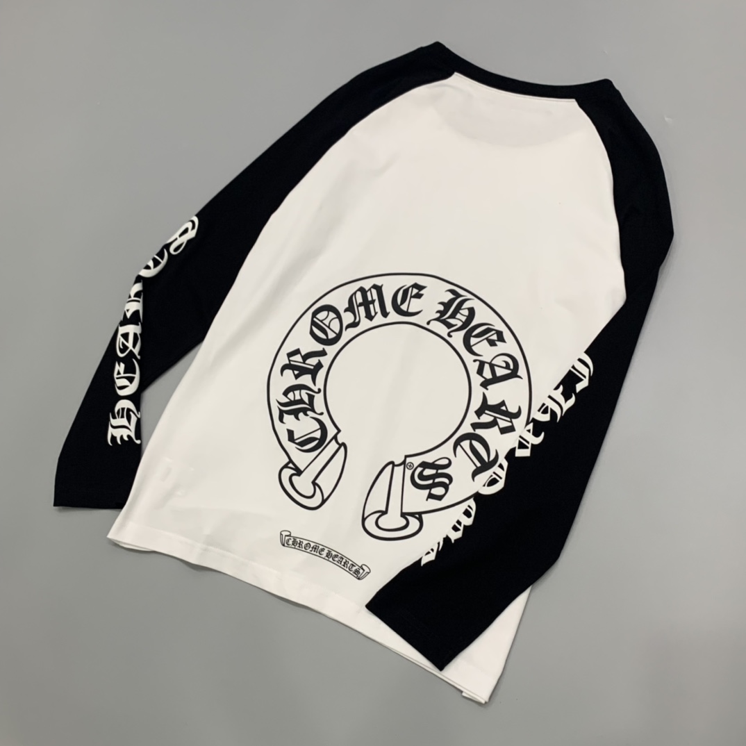 Chrome Hearts Horseshoe Neck Tee - FashionPlug