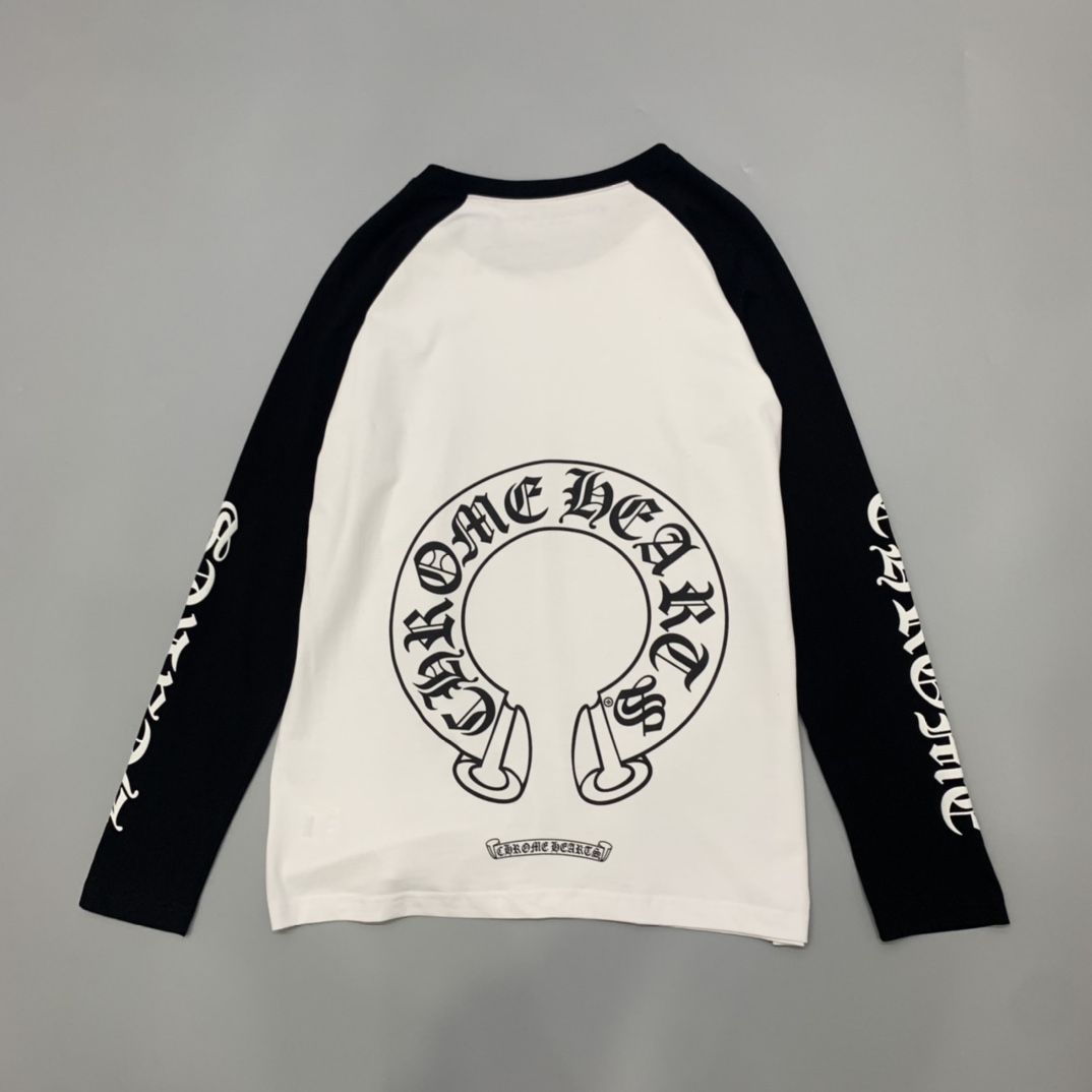 Chrome Hearts Horseshoe Neck Tee - FashionPlug