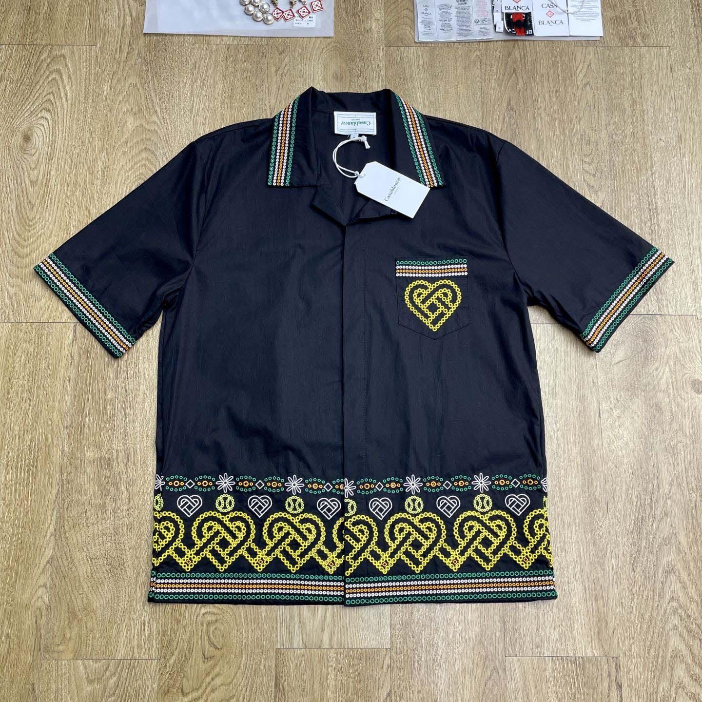 Casablanca Gradient Heat Broderie-anglaise Shirt      CA3544 - FashionPlug