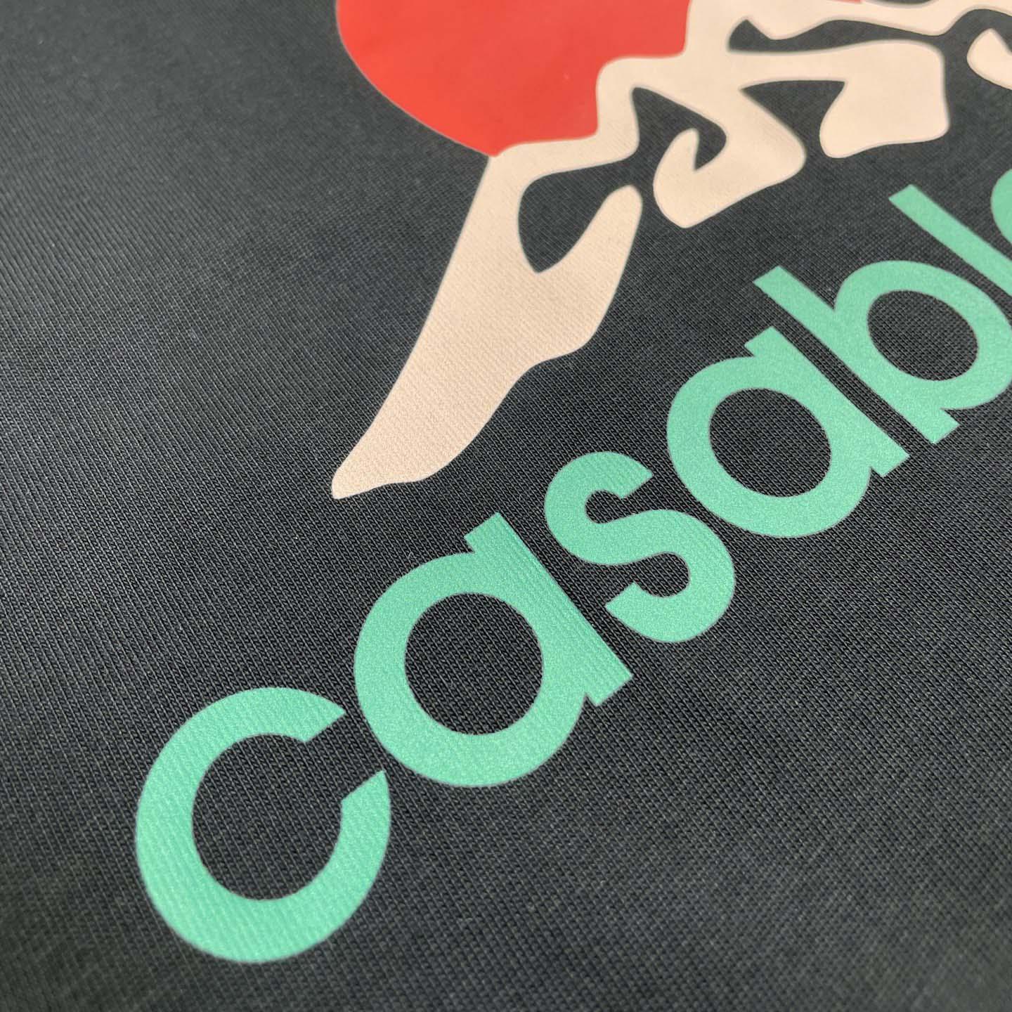 Casablanca Montagne Printed T-Shirt 'Black'   C1035 - FashionPlug