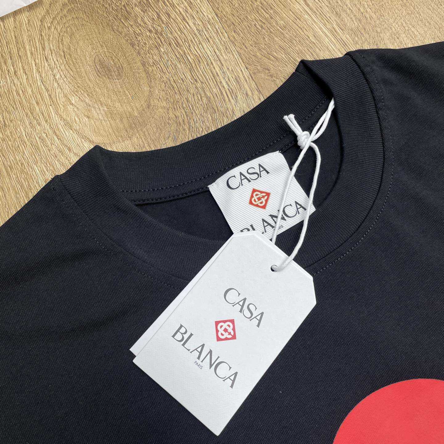 Casablanca Montagne Printed T-Shirt 'Black'   C1035 - FashionPlug