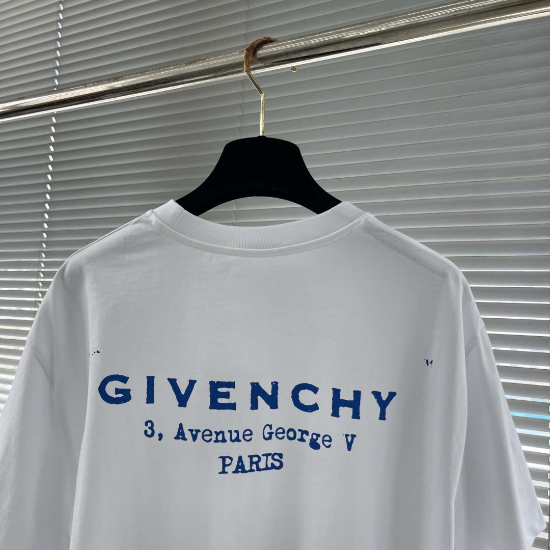 Givenchy Cotton crew-neck T-shirt - FashionPlug