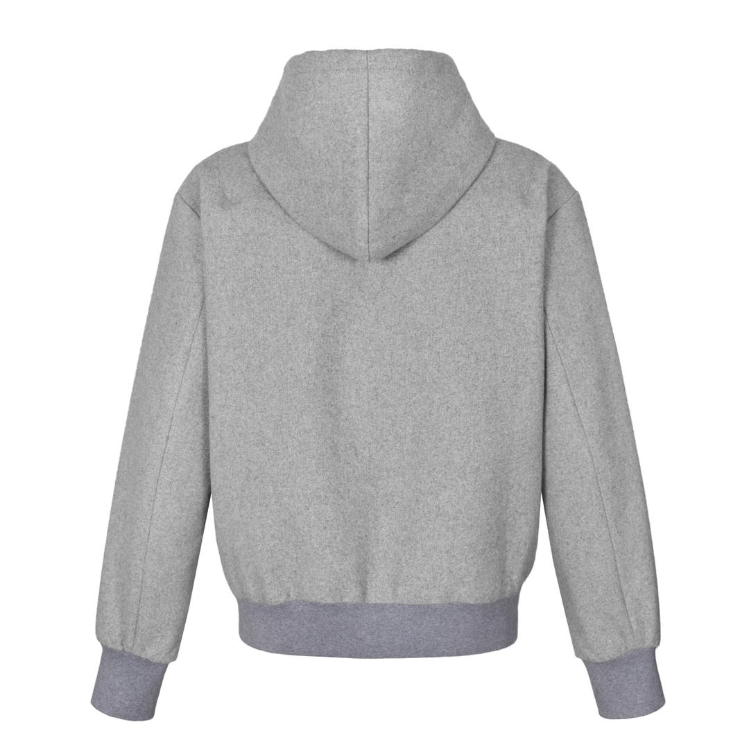 Louis Vuitton Tailored Technical Wool Hooded Blouson  1AFYBO - FashionPlug