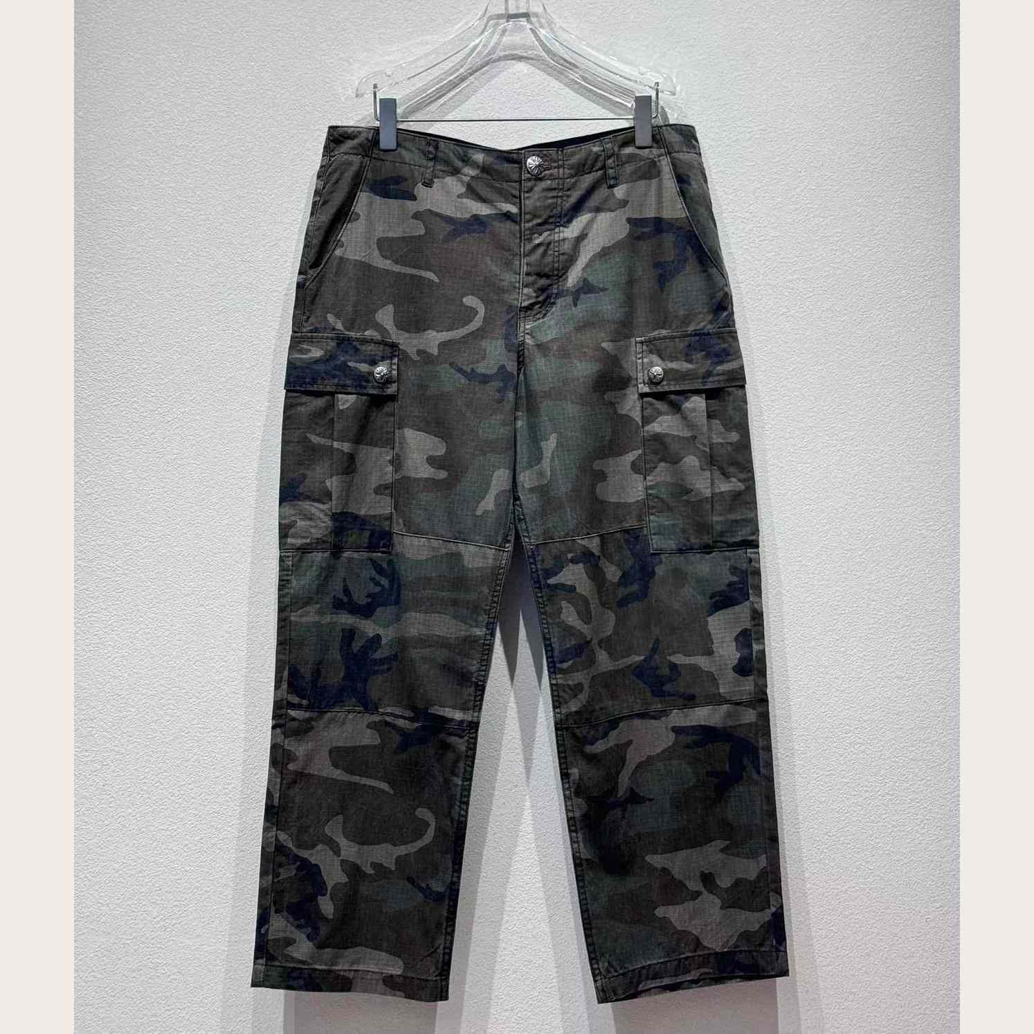 Chrome Hearts Camouflage Cargo Pants - FashionPlug