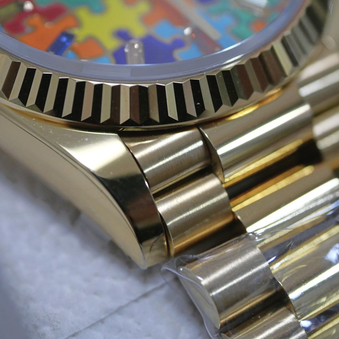 Rolex Oyster Perpetual Day-Date, 36mm, yellow gold 128235 - FashionPlug
