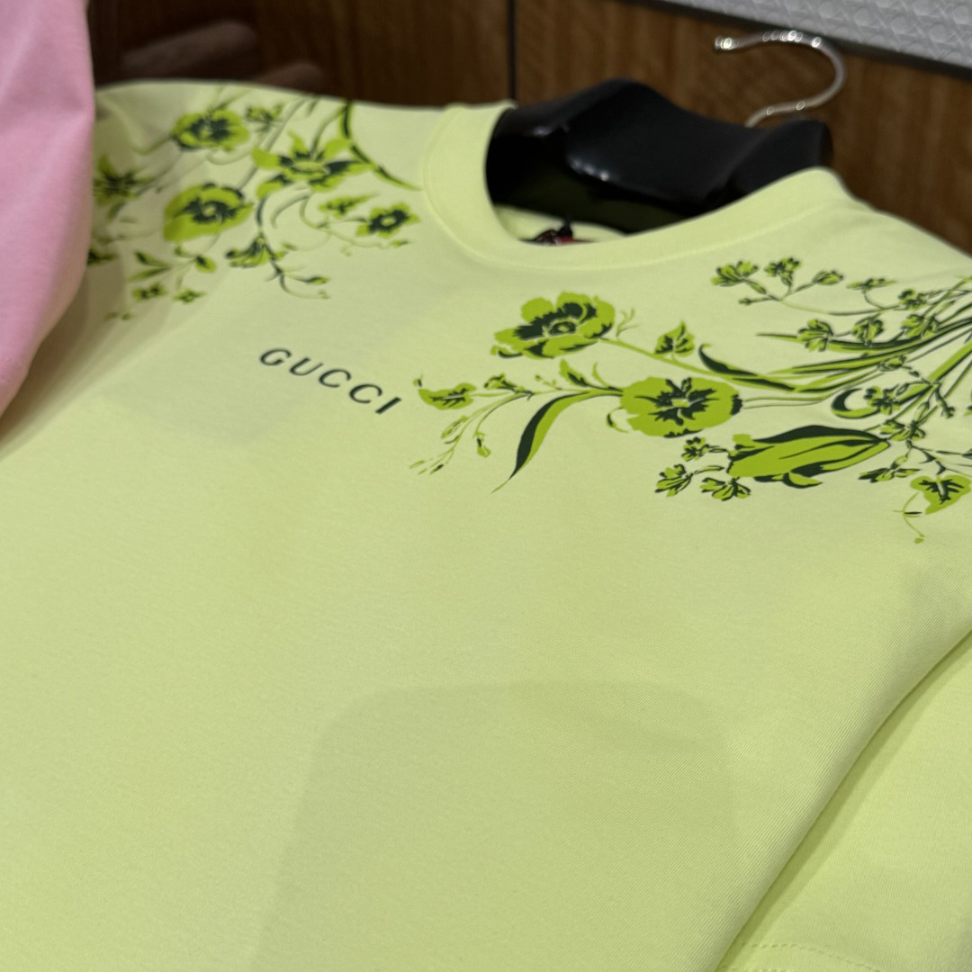 Gucci Soft Cotton Jersey T-shirt With Print - FashionPlug