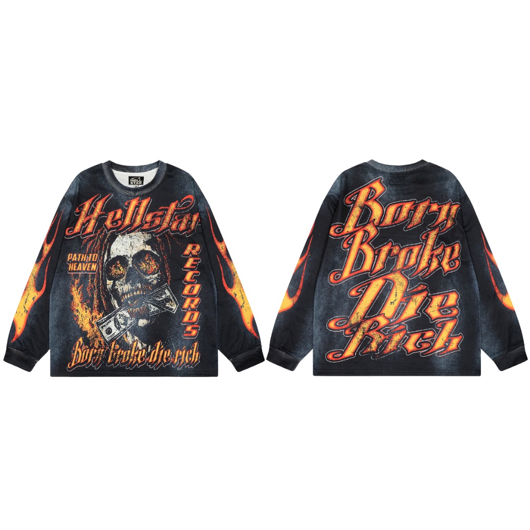 Hellstar Long-Sleeve T-shirt - FashionPlug