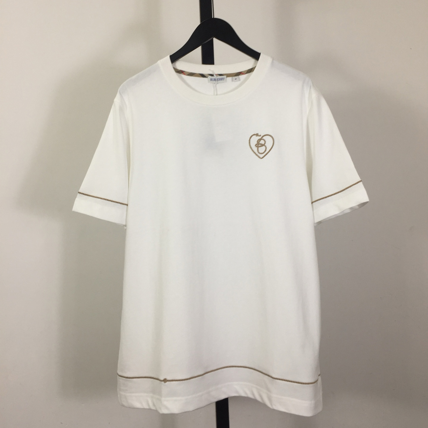 Burberry B Heart Cotton T-shirt - FashionPlug